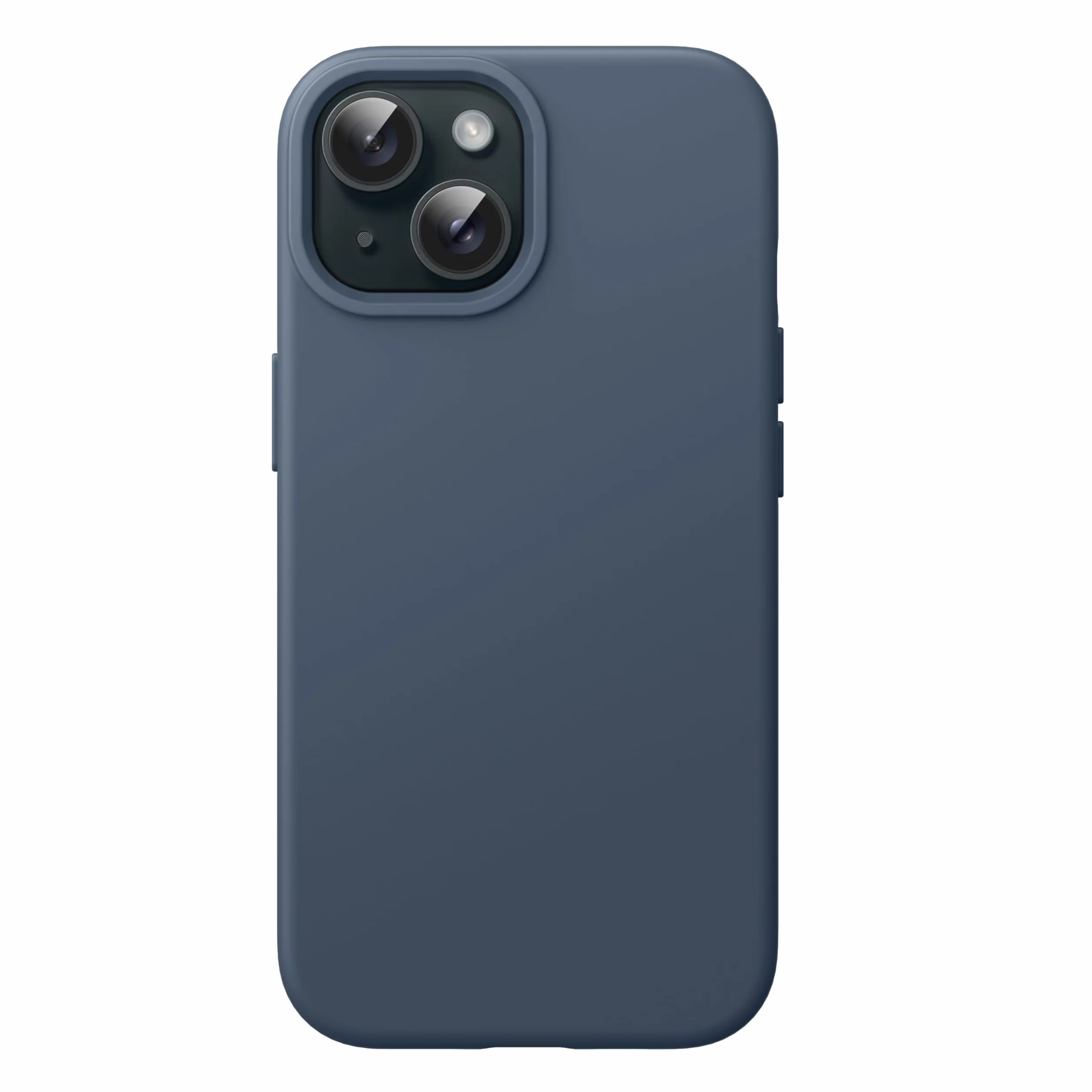 JETech Silikonowe Etui dla iPhone 15 6,1 Cala, Jedwabisty Miękki w Dotyku Futerał Ochronny na Całe Ciało, Odporny na Wstrząsy Case (Sztormowy Błękit)