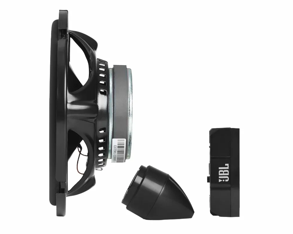JBL Stage3 607CF Harman Kardon 2-drożny zestaw głośników samochodowych - Komponenty 250 W Zestaw głośników samochodowych Pro Sound z głośnikiem ściennym 160 mm bez siatki i ściennego głośnika