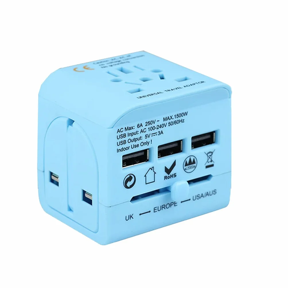 Gniazdo międzynarodowe przetwornice Przenośne podróże Międzynarodowy Gniazdo Konwersji ładowania, Worldwide Universal Adapter, Gniazdo Travel Travel Carger adapter wtyczki zasilania (Color : A)