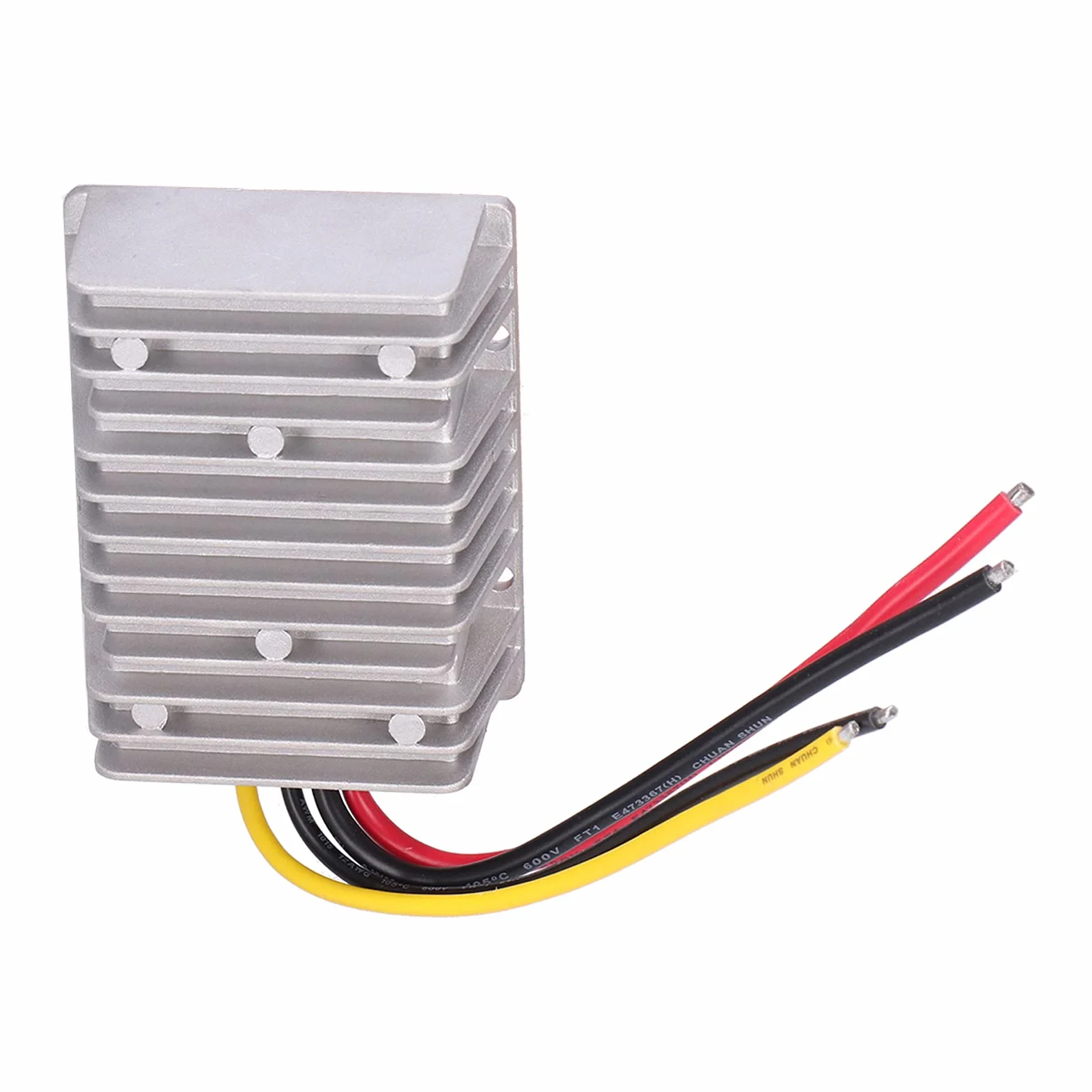 Przetwornica napięcia prądu stałego 12 V na 24 V 20 A 480 W Transformator doładowujący dużej mocy Wodoodporna obudowa ze stopu aluminium IP68 do silników samochodowych Paski LED