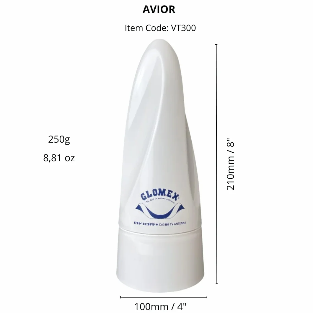 Nordwest-Funk VT300 Antena Telewizyjna, Biały, do 12 V DC