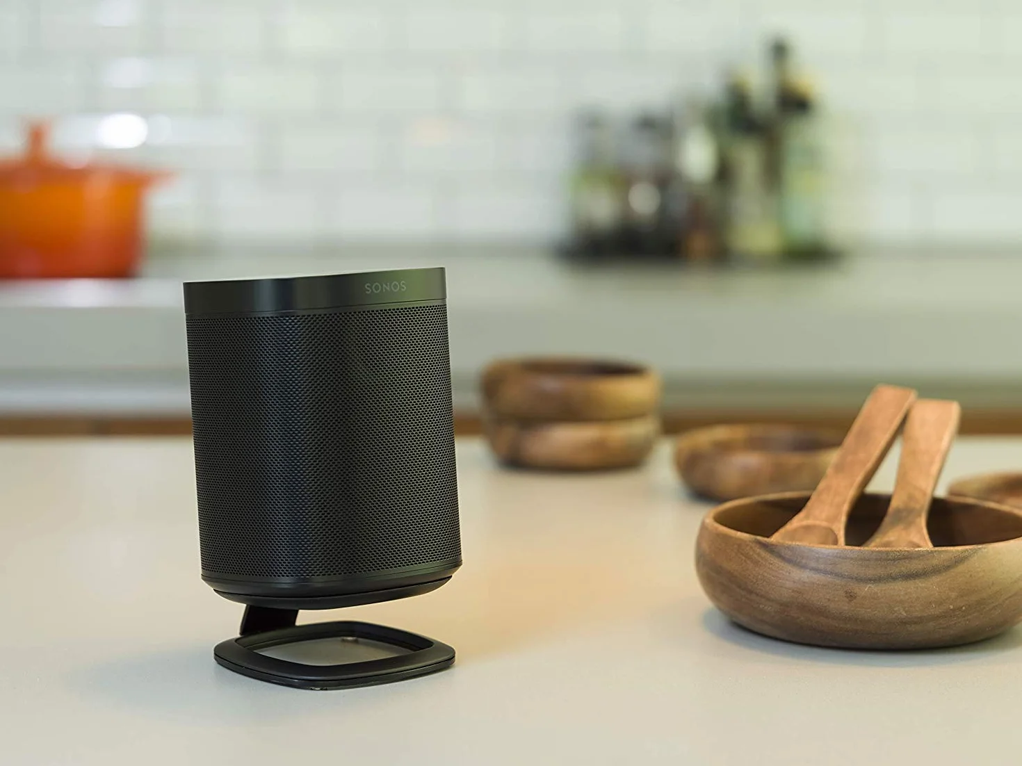 Flexson Stojak na biurko do Sonos One, One SL and Play:1 - Czarny