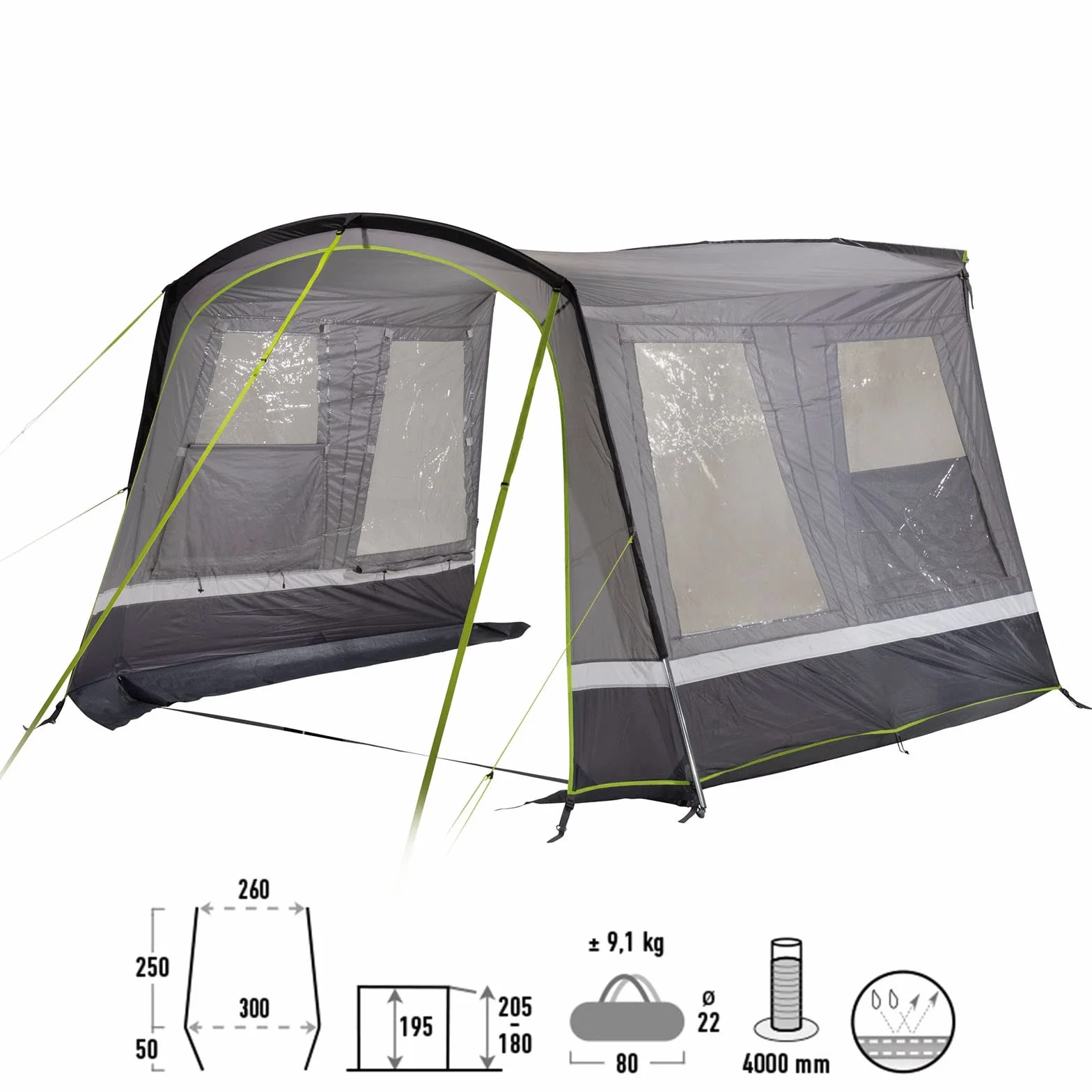 HIGH PEAK Busvorzelt Trento 2.0 | 14180