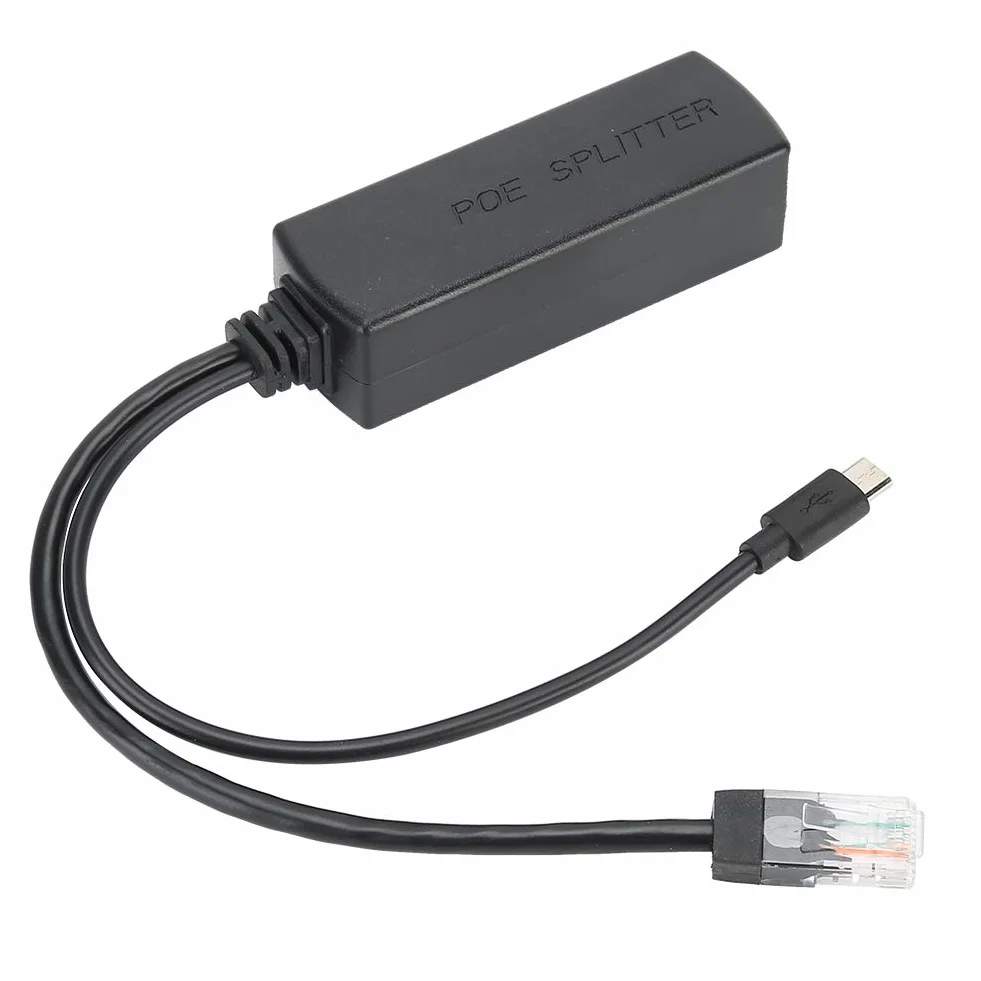 Moduł Zasilacza USB POE Splitter 48 V do 5 V Mały Rozmiar Łatwy do Przenoszenia dla Adaptera Przełącznika POE