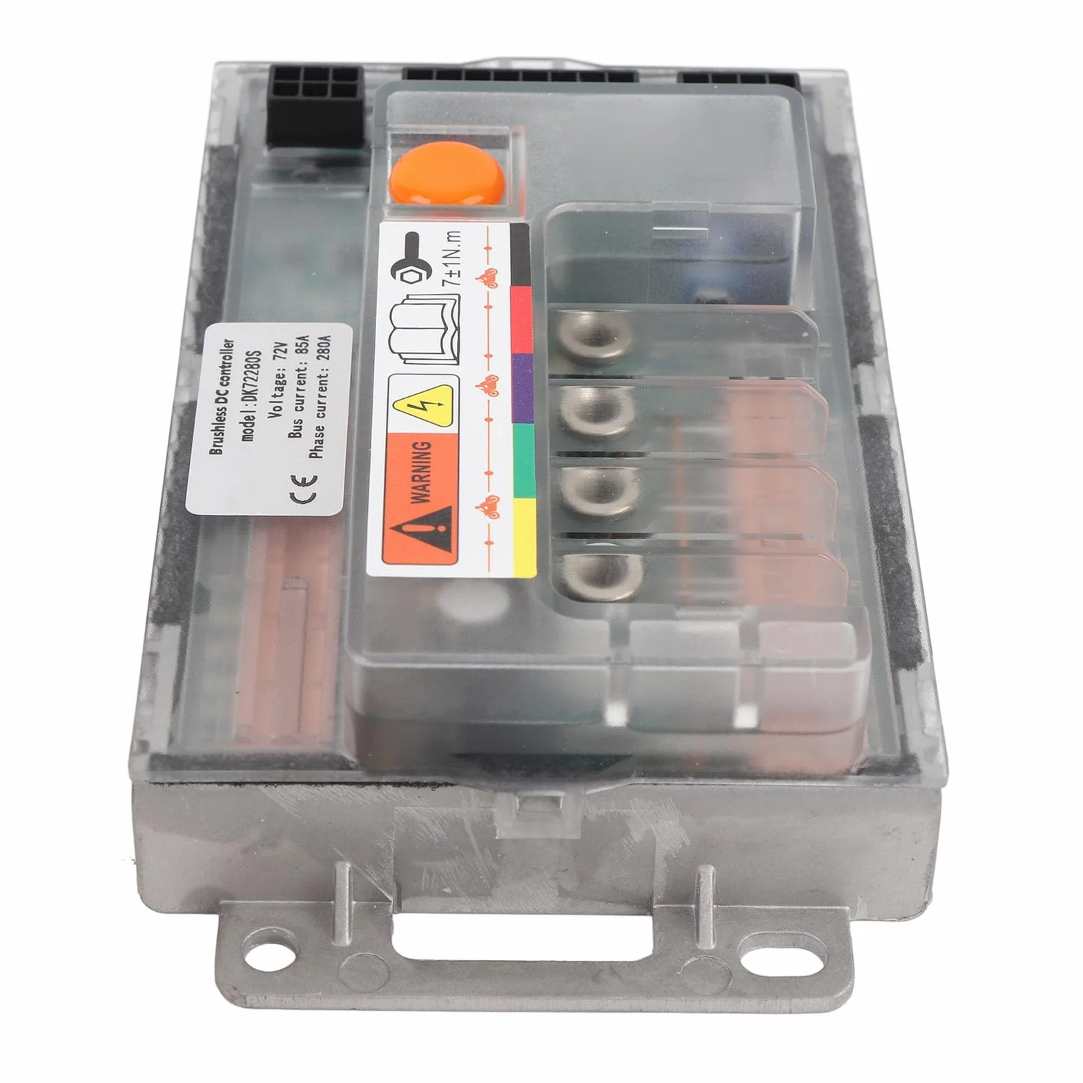 Cryfokt Sterownik Silnika Elektrycznego Motocykla, Bezszczotkowy Regulator Prędkości Silnika Elektrycznego Prądu Stałego DK72280S dla QS ≤3000W
