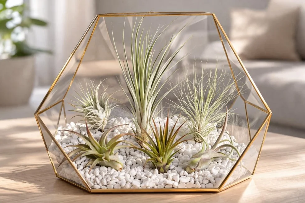 Tillandsien mix 5 sztuk EXTRA T. fuchsii var gracilis Air Plants łatwe w pielęgnacji naturalna dekoracja