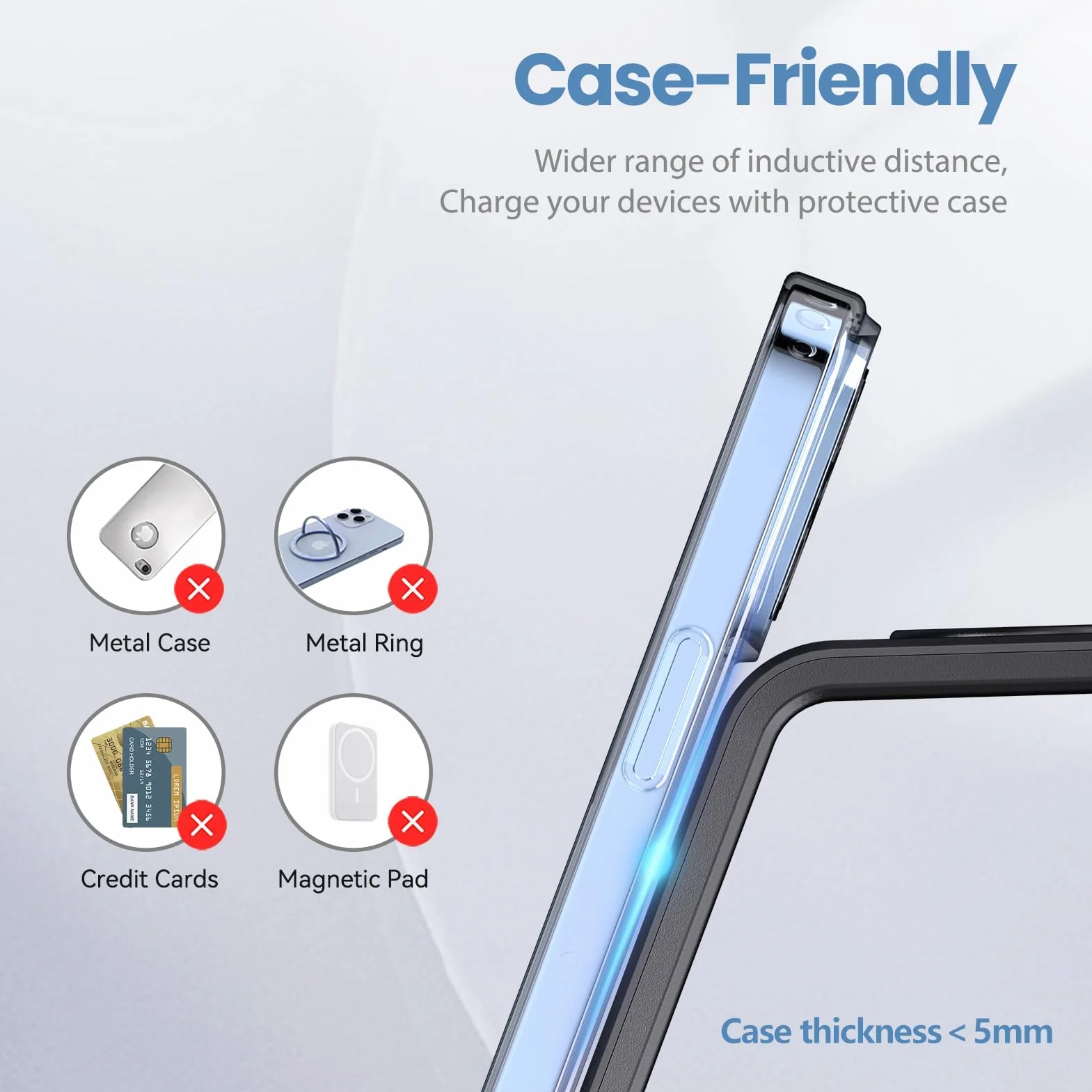 Stacja ładująca 3 w 1, Apple Watch i iPhone z zegarem cyfrowym, 18 W, szybka bezprzewodowa stacja ładująca do iPhone 15 Pro Max, indukcyjna stacja ładująca do Air pods Pro 2, Apple Watch stacja
