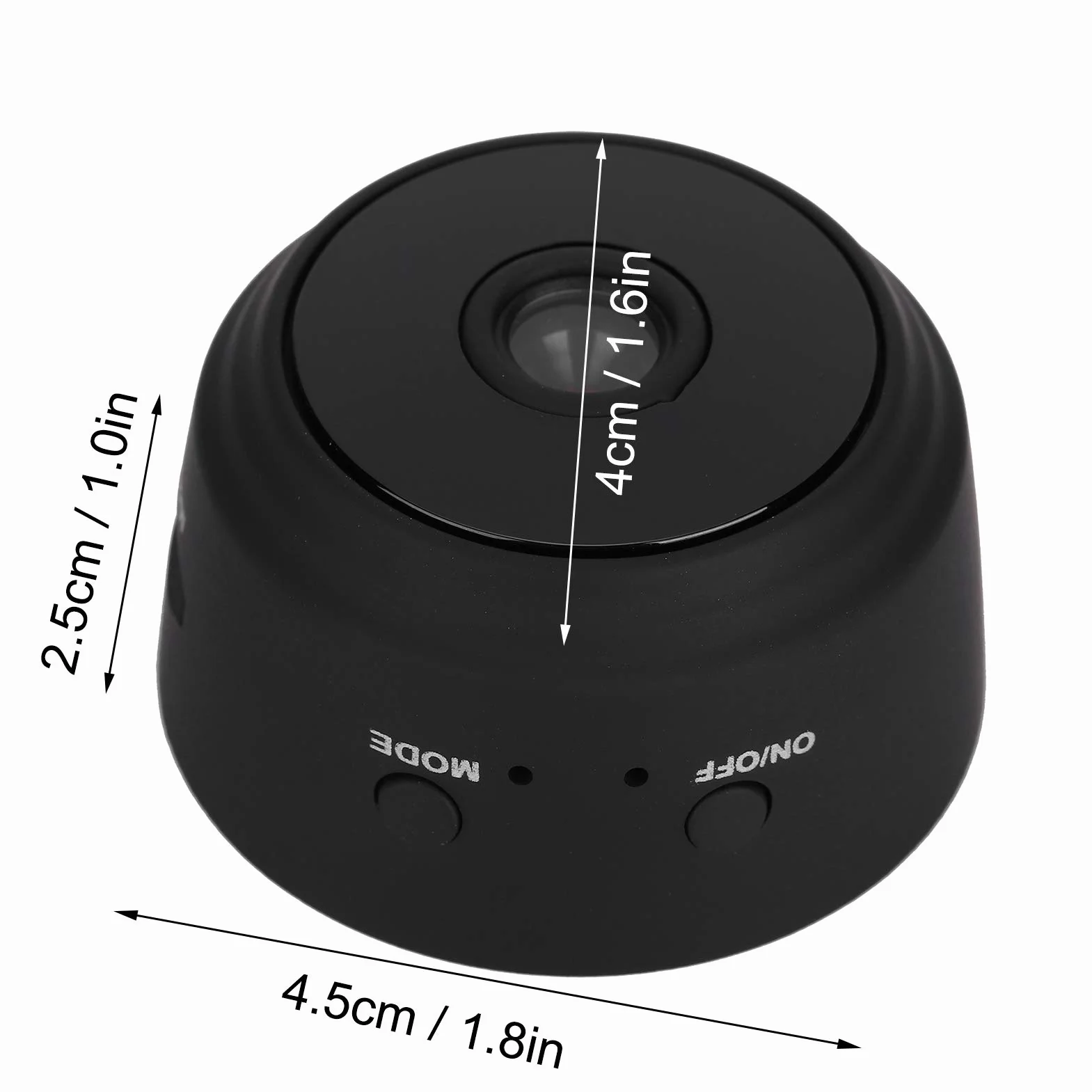 Mini Kamera Wi-Fi A9 IR Night 1080P Bezprzewodowa Kamera Wideo HD Niania Kąt Widzenia 150° Czarny