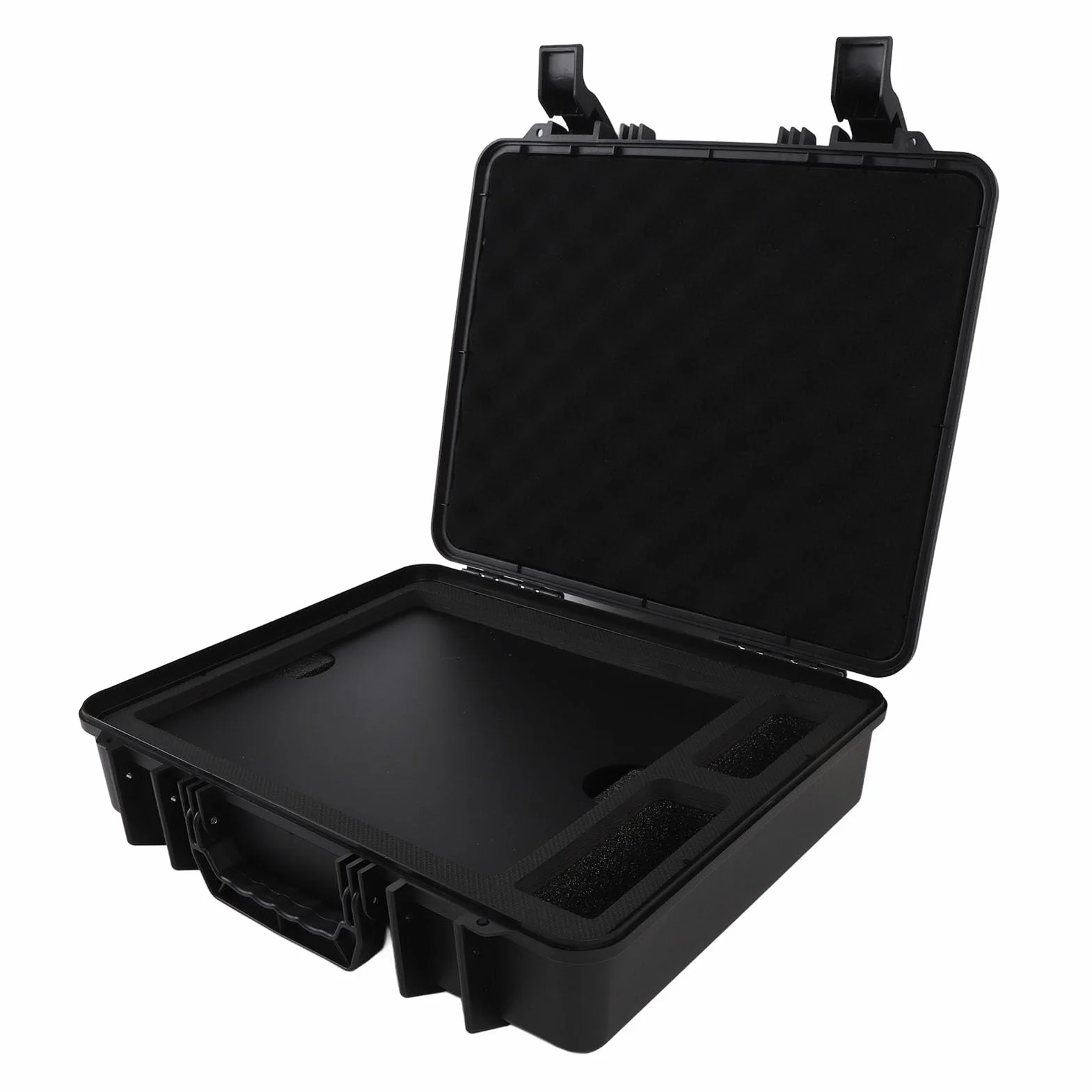 Generic Futerał do Przenoszenia Satelity Wytrzymały Schowek Ochronny na Sprzęt Satelitarny Podróżujący Czarny ABS EVA 15,8 X 13,4 X 3,95 Cala