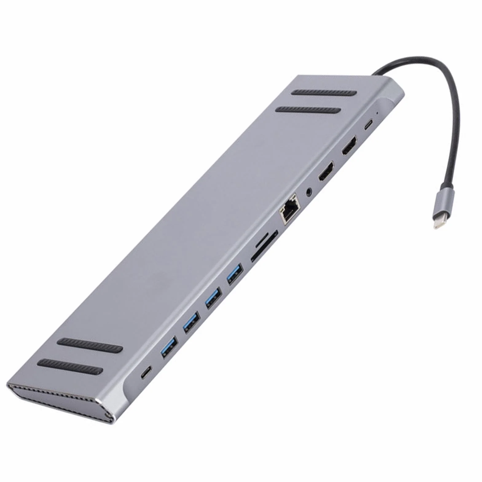 Stacja dokująca do koncentratora komputerowego, stacja dokująca do laptopa USB C, rozdzielacz USB o dużej prędkości, koncentrator rozszerzeń adaptera C do laptopa telefonu