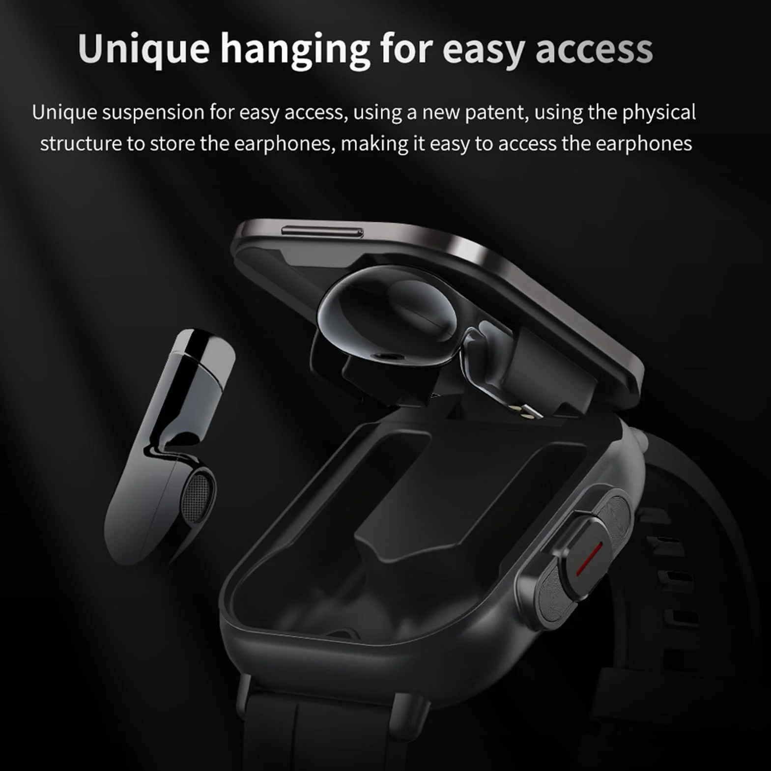 Denash 2 w 1 Smart Watch ze słuchawkami, 2,01" HD Smartwatch z funkcją telefonu, 100+ trybów sportowych, wodoszczelność IP67, zegarek sportowy z monitorem tętna, monitor snu, krokomierz, do systemu