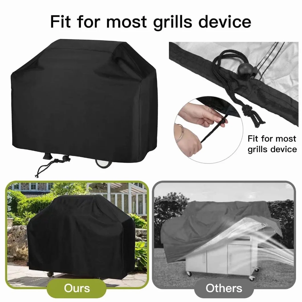 Pokrowiec na grill wiatroodporny odporny na rozdarcia zewnętrzny 147 × 61 × 117 cm