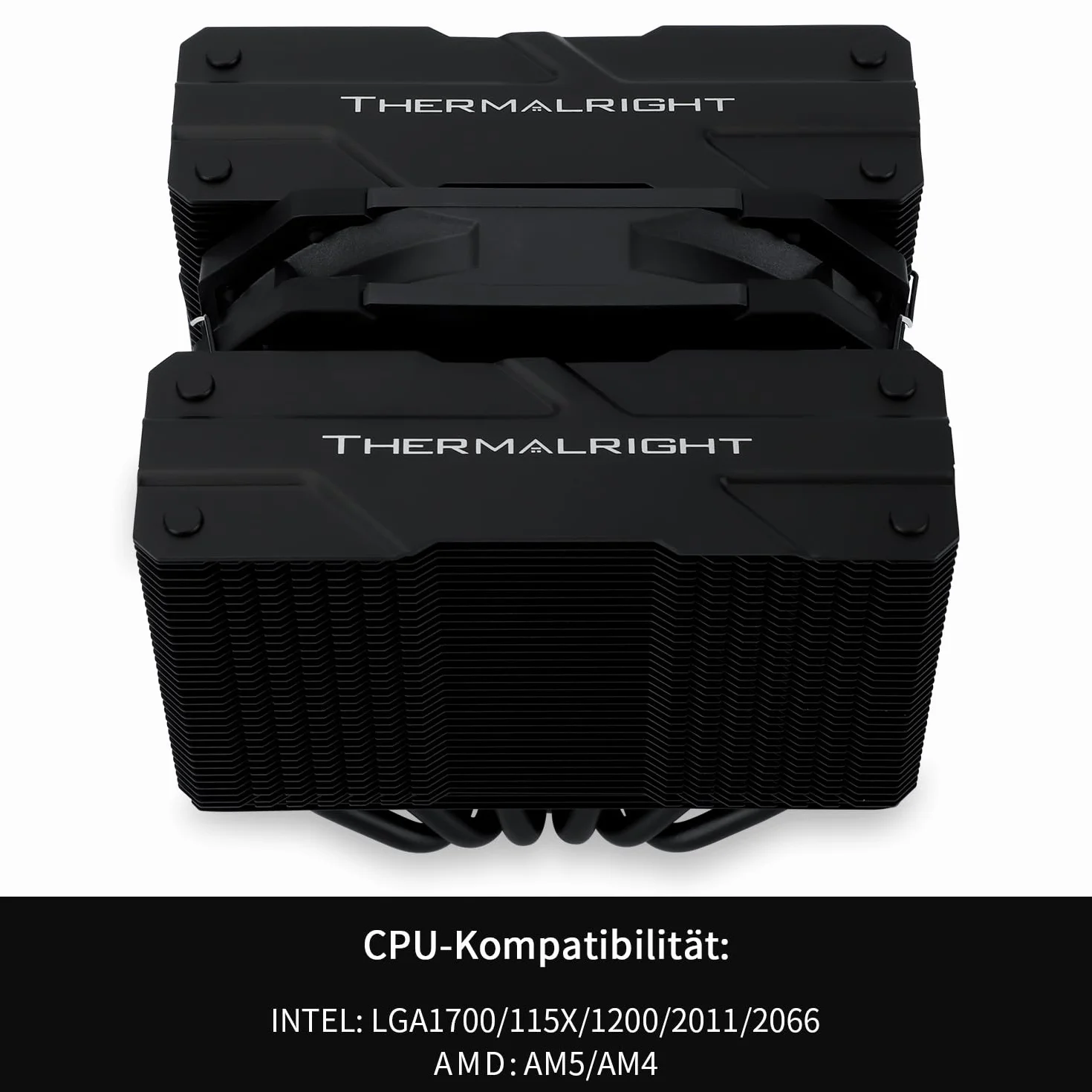 Thermalright Peerless Assassin 120 MINI Black CPU, 6 Heat Pipes AGHP, z wentylatorem 120 mm PWM, prędkość 1500 obr./min, do AMD: AM4/AM5/Intel LGA 1851/1700/1150/1151/1200/2011, chłodnica PC