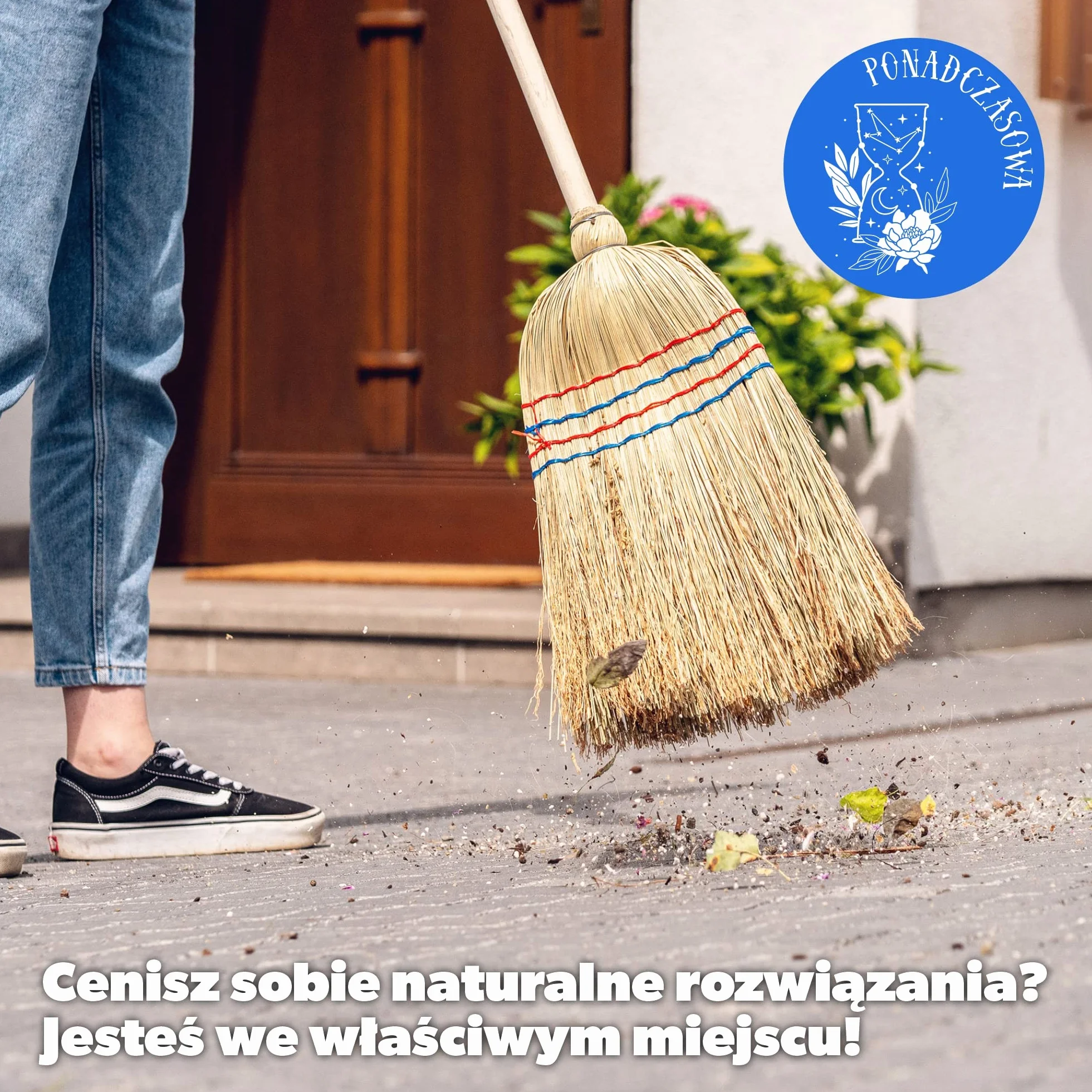 KADAX Trzepaczka ze słomy ryżowej, miotła do ryżu, miotła z długim trzonkiem z drewna, funkcjonalna miotła słomkowa, miotła z sorgo, miotła czarownica, miotła ze słomy ryżowej (dł.: 140 cm)