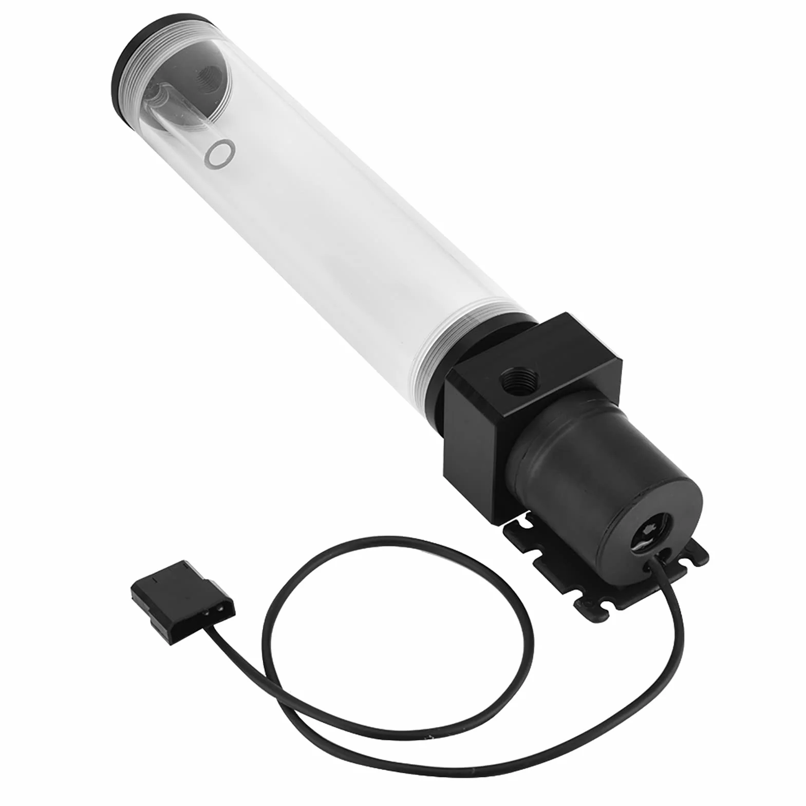Zbiornik chłodzący wodę z pompą, Bewinner 12 V, 800 l/h, wodoodporny zbiornik na wodę i pompa G1/4, akrylowy komputer, DIY, zbiornik cylindra do chłodzenia wody, pompa 19 W, 210 mm
