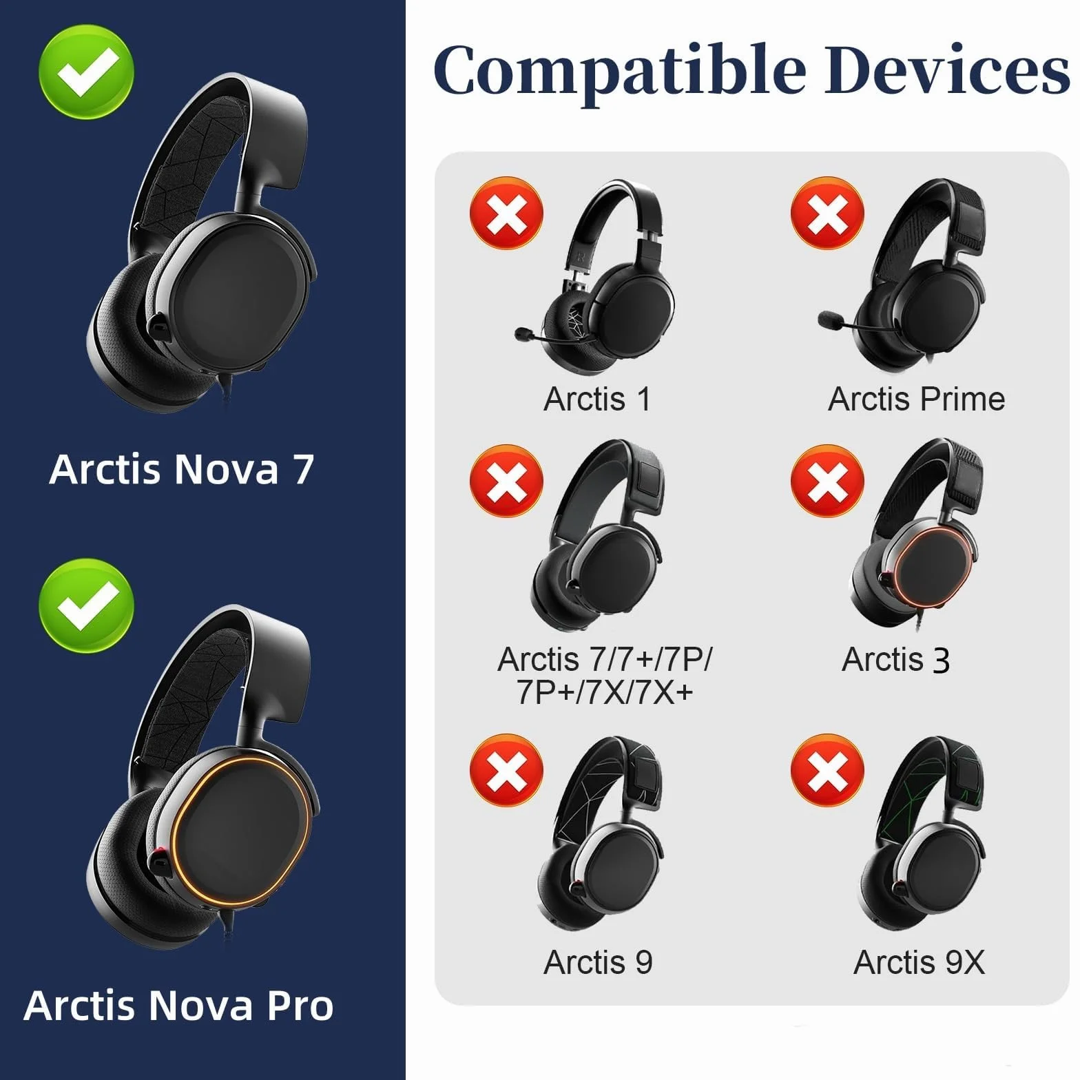 arctis Nova Pro kabel audio kompatybilny z SteelSeries Arctis 7, gamingowy zestaw słuchawkowy (czarny/15 stóp)
