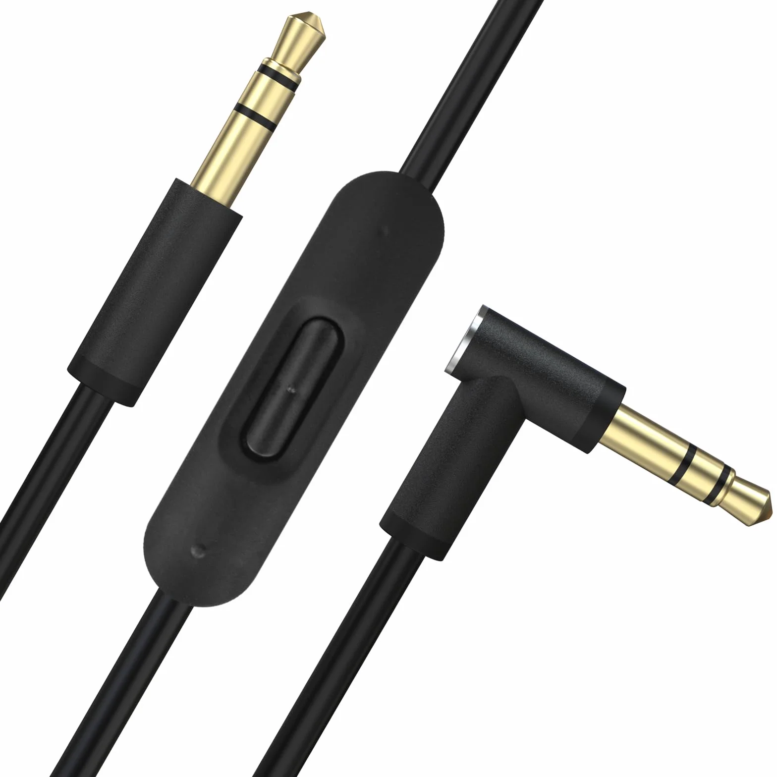 Zapasowy kabel audio Beats by Dr. Dre Solo2/3/Studio 2/3 Pro z mikrofonem i regulacją głośności, 1,2 m, czarny