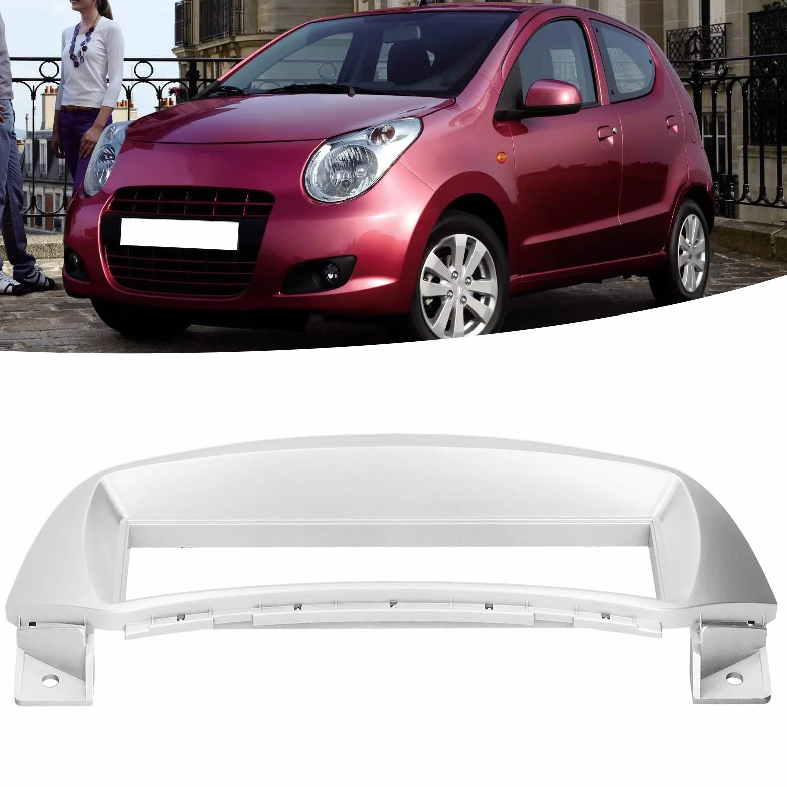 Suzuki Alt Ramka Panelu Odtwarzacza DVD Deska Rozdzielcza Stereofoniczna Akcesorium Pasuje do Alto 2010-2012