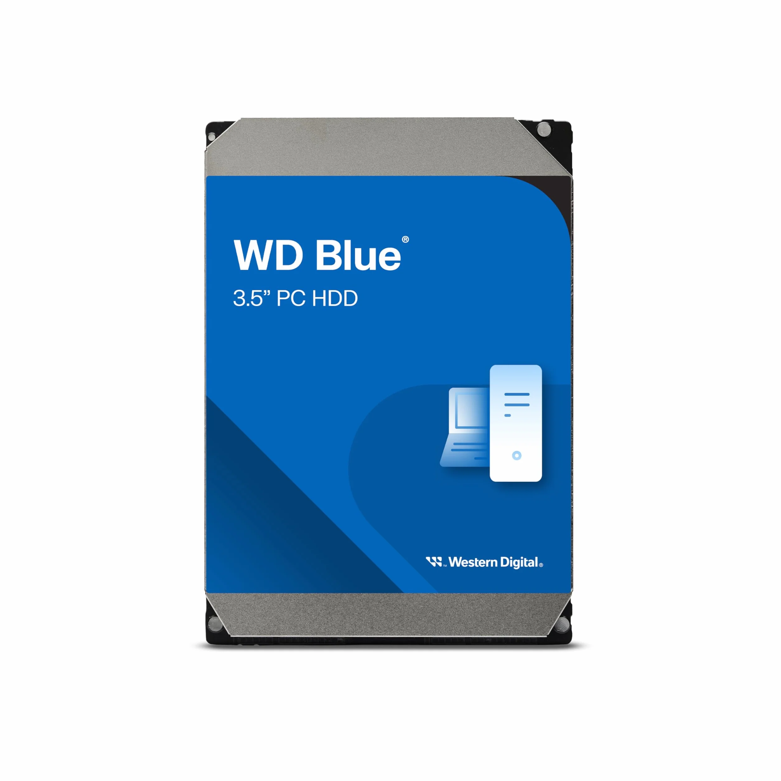 Western Digital 4TB WD Blue PC wewnętrzny dysk twardy HDD - 5400 obr./min, SATA 6 Gb/s, pamięć podręczna 128 MB, 3,5 cala - WD40EZZX