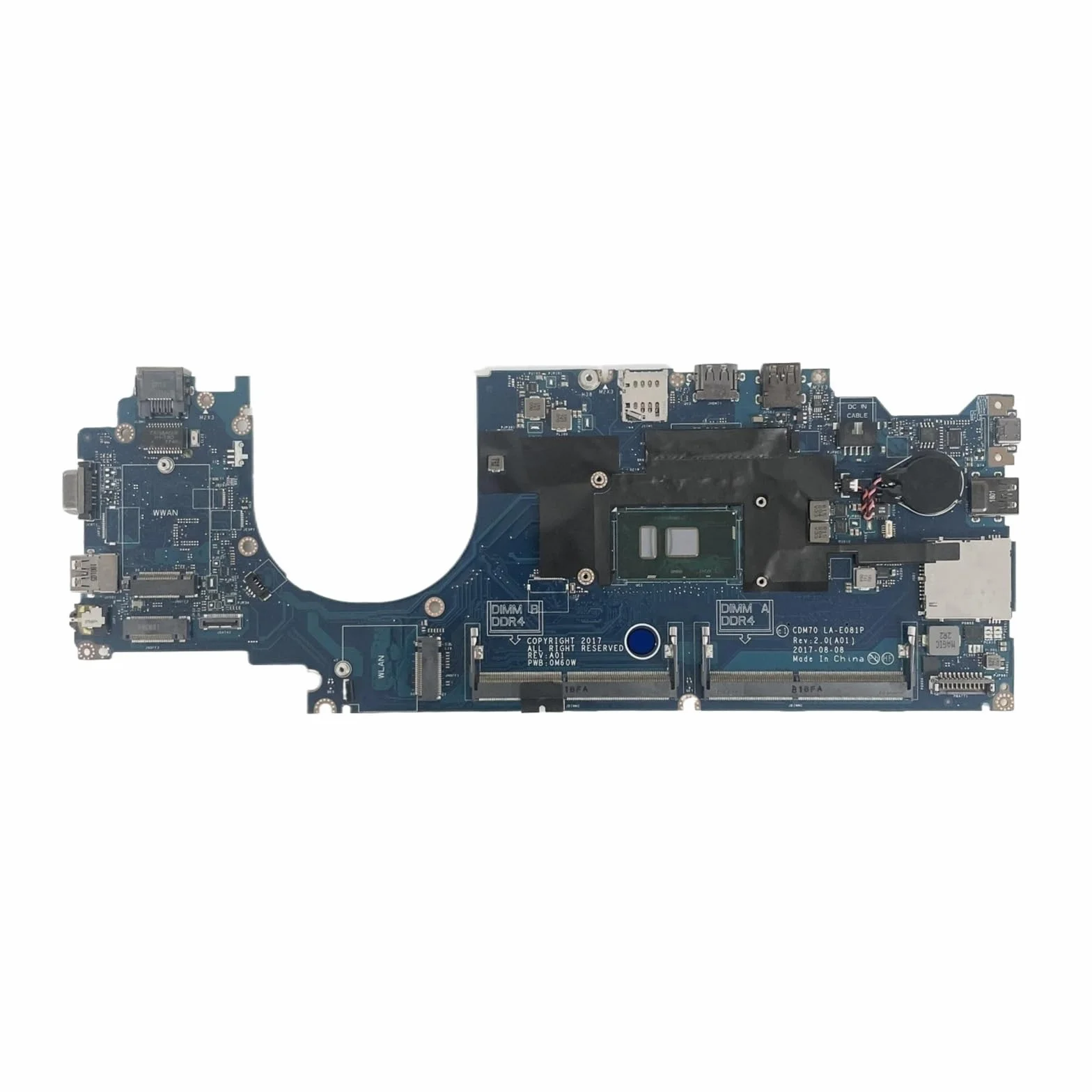 Płyta główna do laptopa, kompatybilna z szerokością, 5480 E5480, płyta główna CDM70 LA-E081P z procesorem I3 I5 I7(I5-6200U złoty i5-6300U)