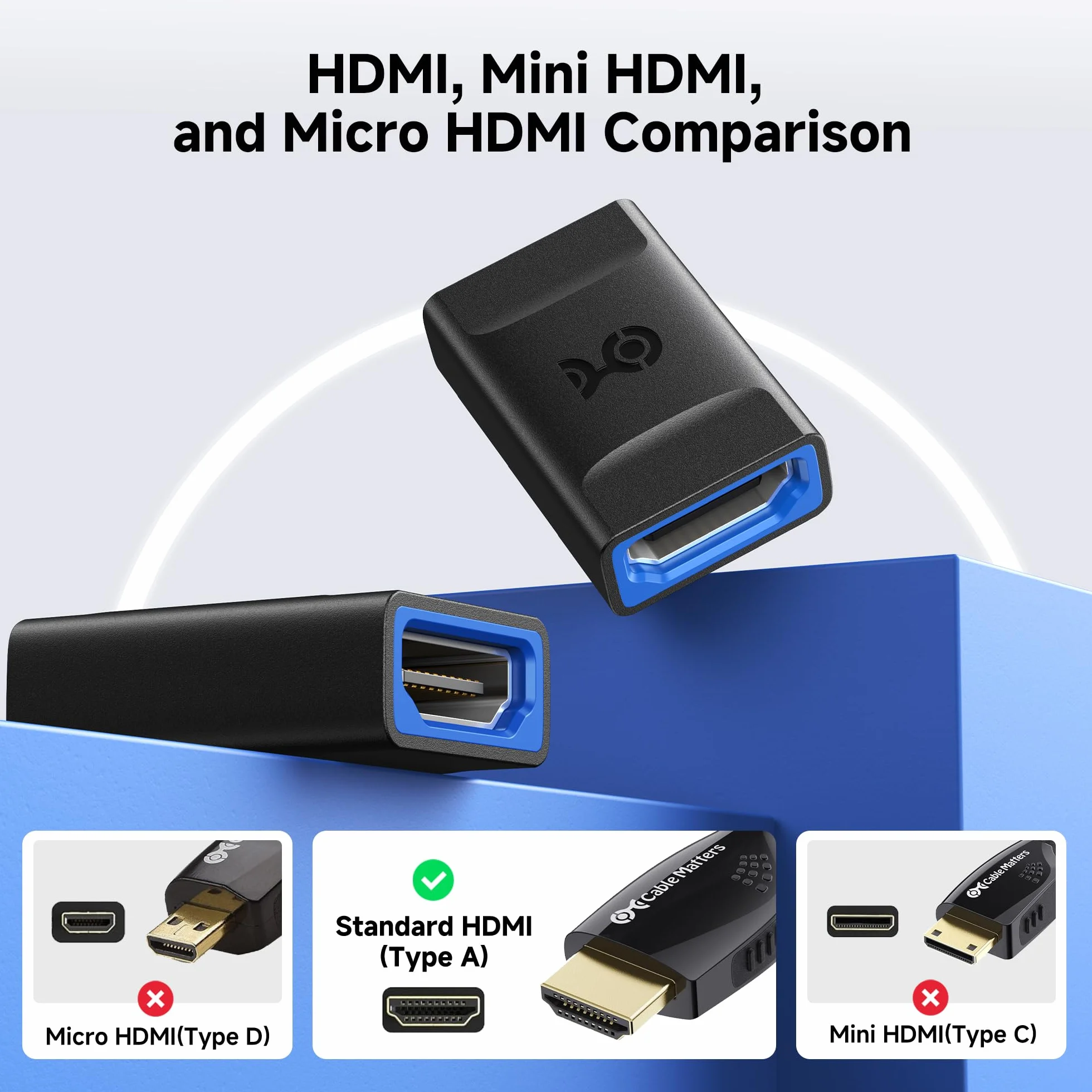 Cable Matters 113105-BLKx2 HDMI Adapters