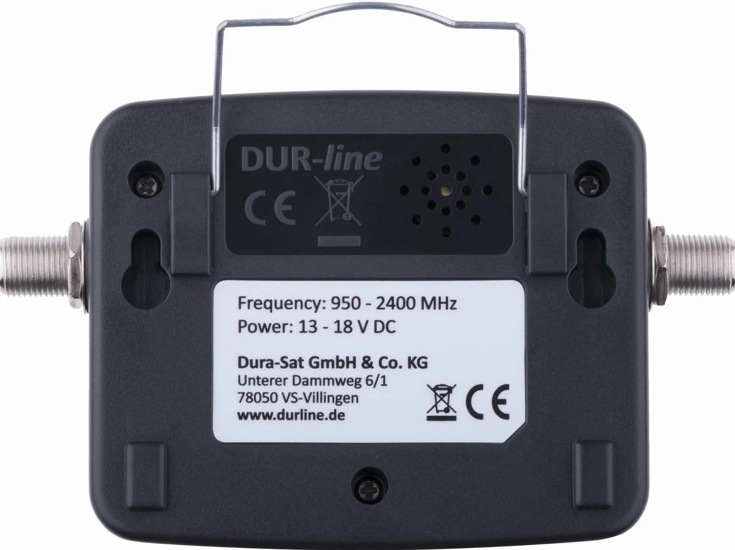 Dur-Line SF 2400 Pro Miernik do Cyfrowej Anteny Satelitarnej, Czarny