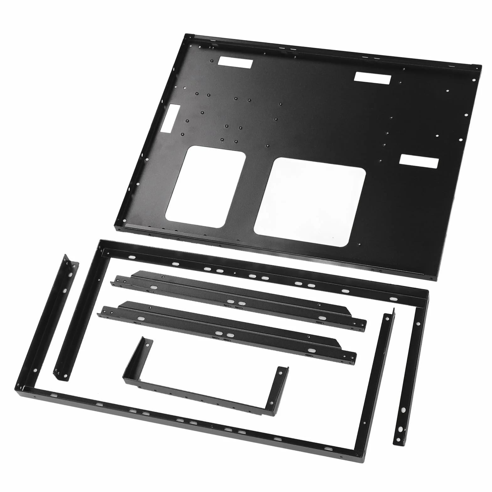 Komputer ATX Otwarty Stojak na płytę główną Trwała Konstrukcja Obsługuje Płyty X79 X99 do Układania w Stosy Systemów Gier Płyta Stalowa 435x340x195mm