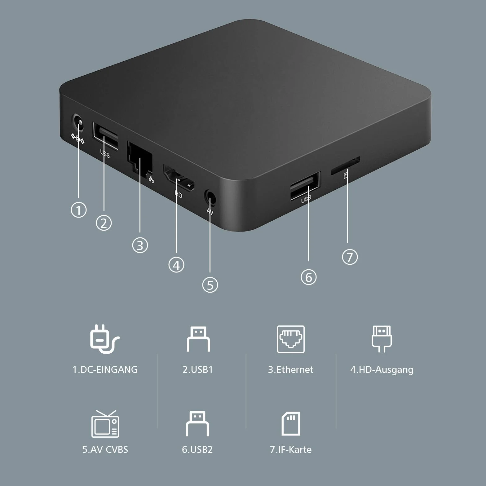 BOXPUT M5 Android TV Box 10.0, 2 GB RAM, 16 GB ROM, 4K Ultra HD, strumieniowy odtwarzacz multimedialny, dwuzakresowy WiFi 6 2,4 G/5G, pilot głosowy BT 5.2, Smart TV Box do domowej rozrywki