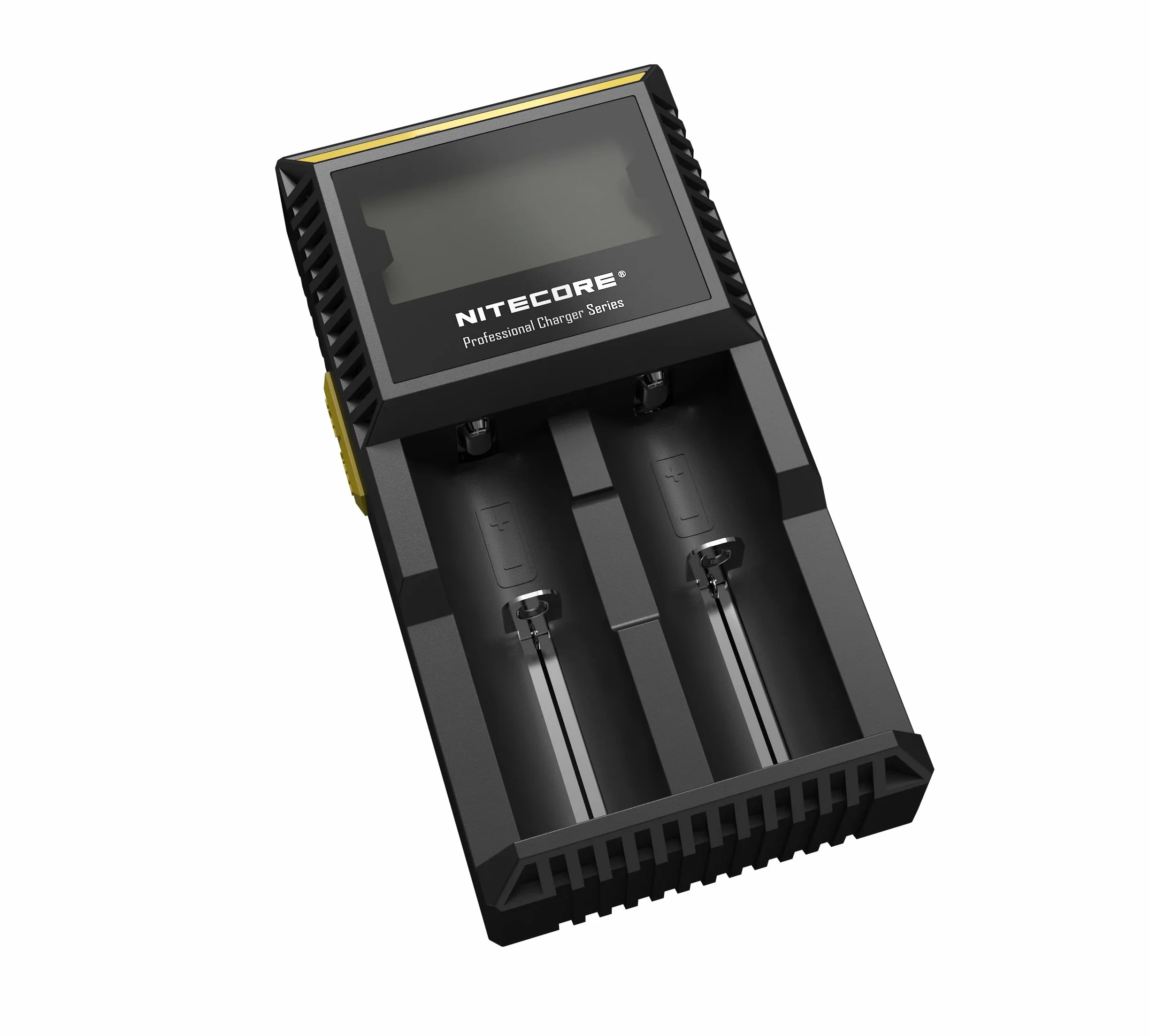 Nitecore D2EU - uniwersalna ładowarka do akumulatorów litowo-jonowych, Ni-MH, Ni-CD i LiFePO4, wyświetlacz LCD