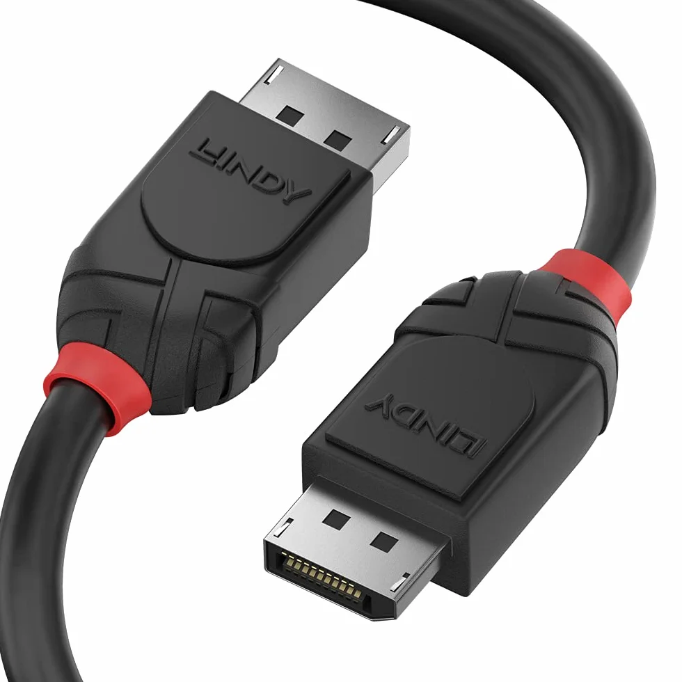 2 m DisplayPort 1.2 kabel, Black Line
