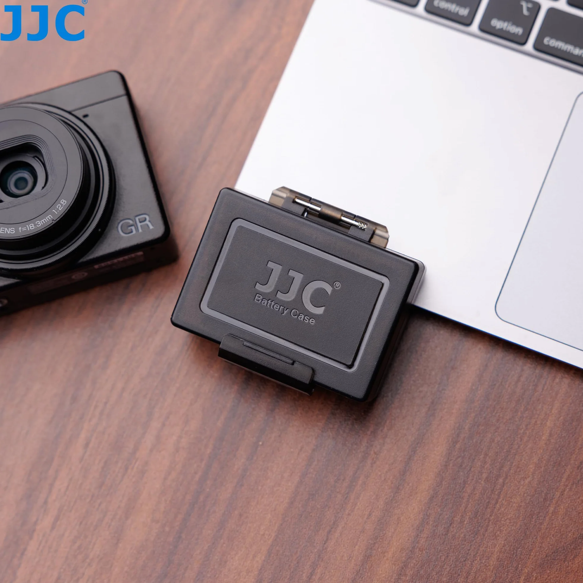 JJC Kompatybilny Etui na Baterię i Karty SD dla Ricoh GRIII, GR III HDF, Olympus TG-7, TG-6, TG-5, DB-110, LI-90B
