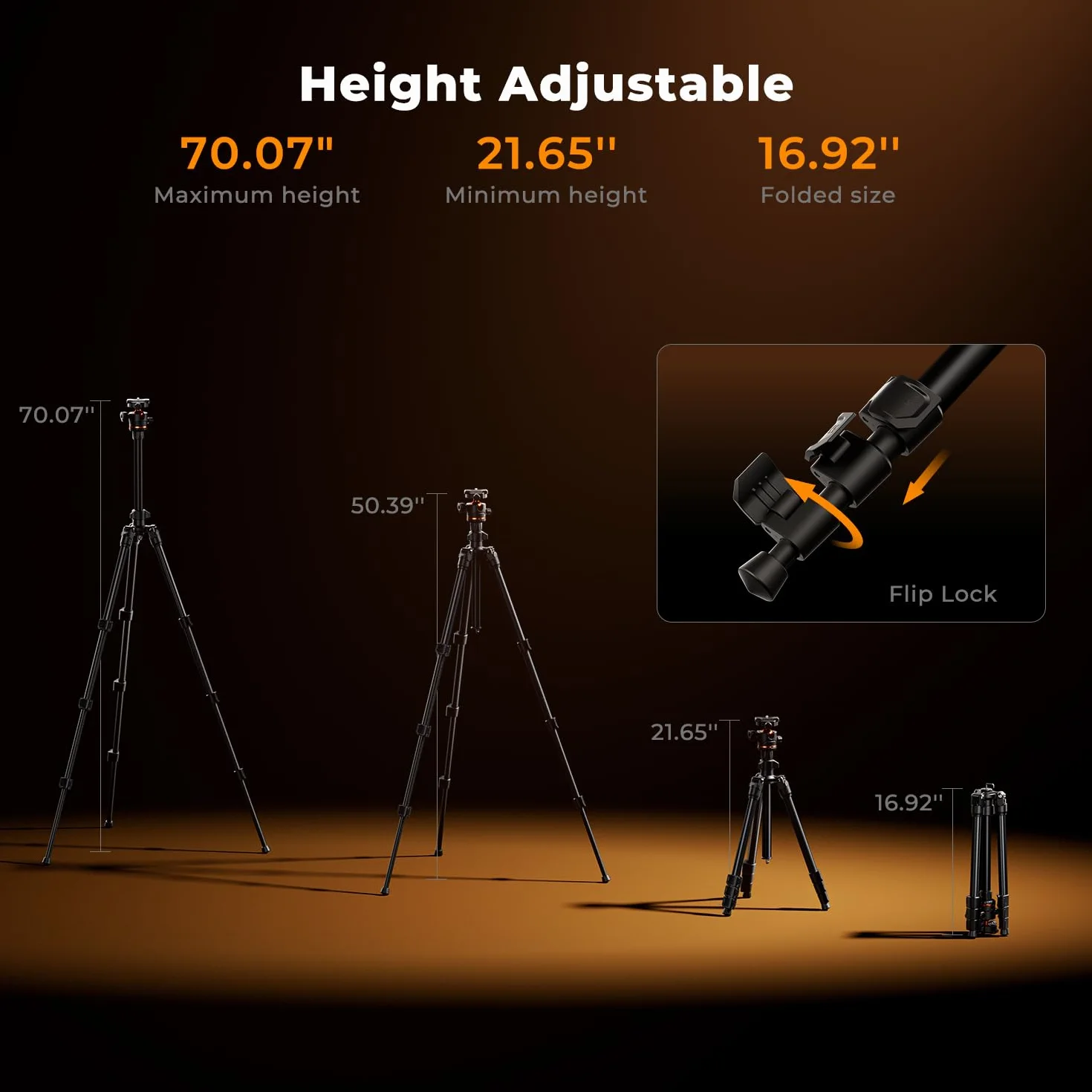 Statyw do aparatu, K&F Concept telefon komórkowy, 178 cm statyw z uchwytem na telefon komórkowy, tripod do podróży, statyw do smartfona, aluminiowy statyw podróżny K234A3+BH-36