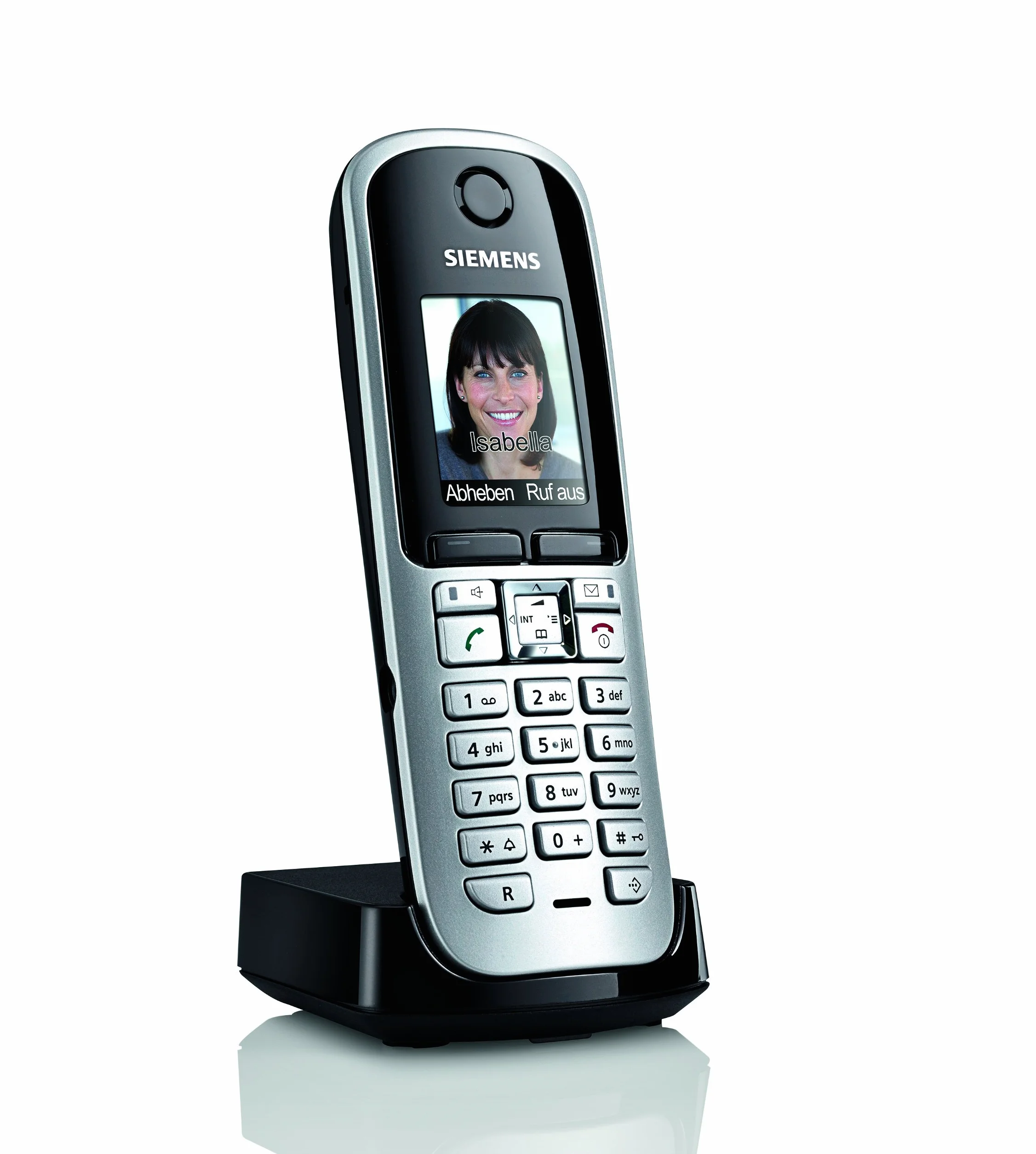 Gigaset Telefon komórkowy S68H DECT (podświetlany wyświetlacz graficzny, tryb głośnomówiący, Bluetooth) wraz z ładowarką tytanową