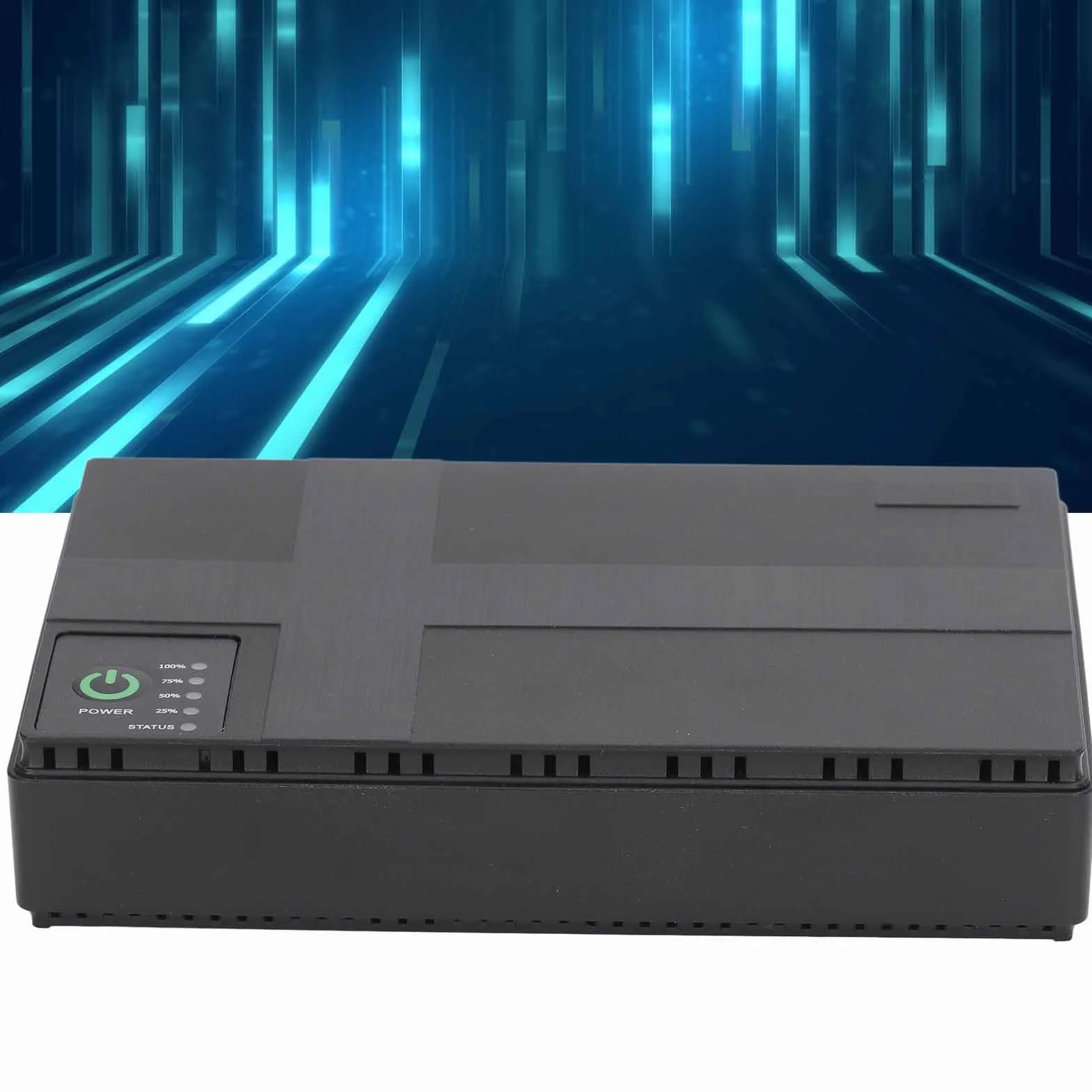 Zasilanie Akumulatorowe Mini UPS, Zasilacz Awaryjny Mini UPS 10400 MAh z Wejściem DC/wyjście USB 5 V DC 5V/9V/12V 2A Akumulator Zapasowy do Routera, Modemu, Kamery Bezpieczeństwa