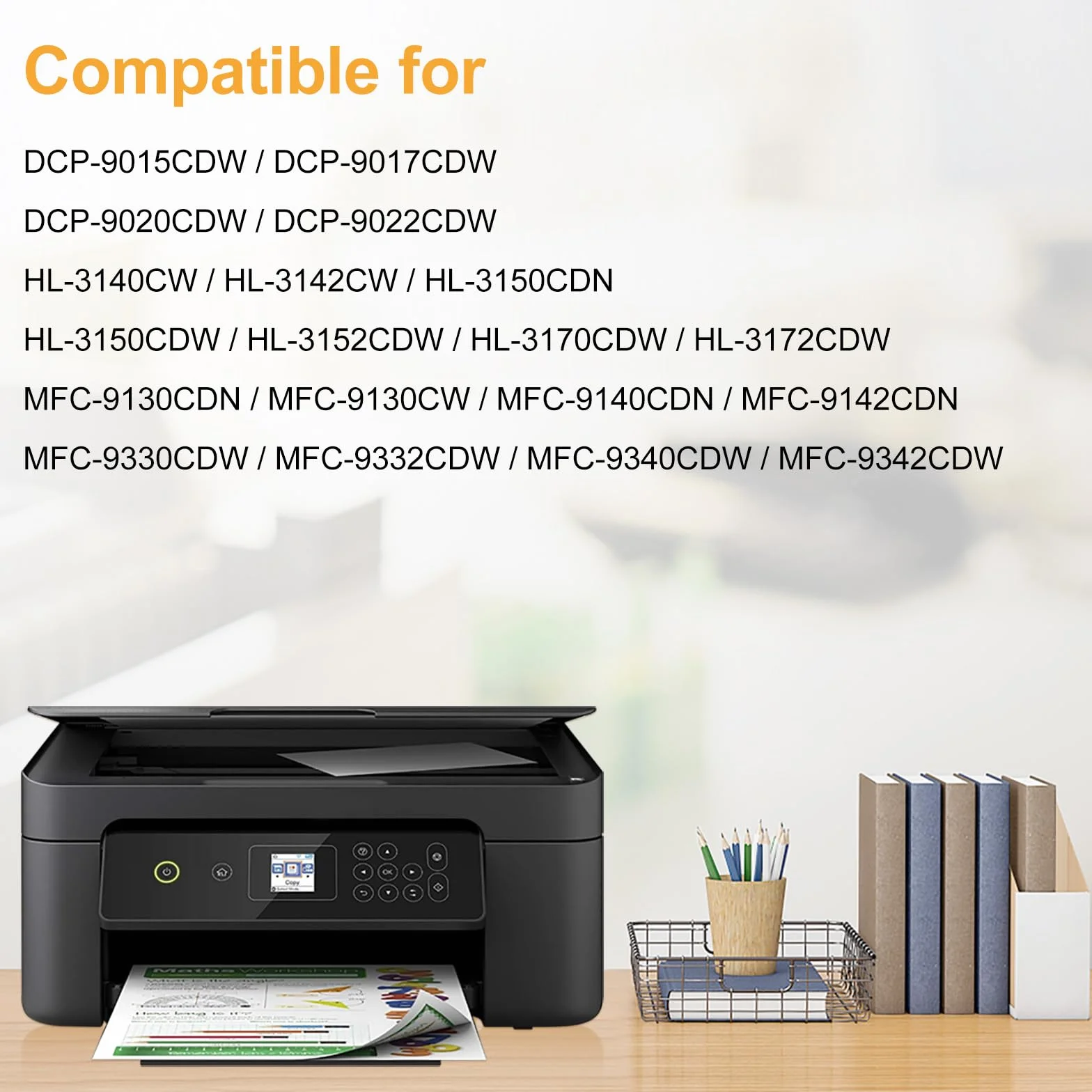 LeciRoba DR-241CL do bębna Brother DR241CL DR-241, do drukarki Brother DCP-9015CDW 9020CDW HL-3140CW 3142CW 3150CDN 3170CDW MFC-9130CDN 9330CDW 9340CDW (4-pak)