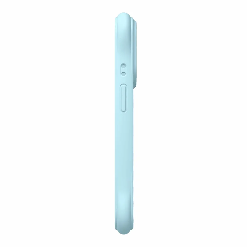 CASETiFY Etui do iPhone'a 15 Pro - Ripple kompatybilne z MagSafe Sky Blue | Silikon | teksturowane fale, 2 m, 2 x ochrona przed upadkiem klasy wojskowej, błękitny