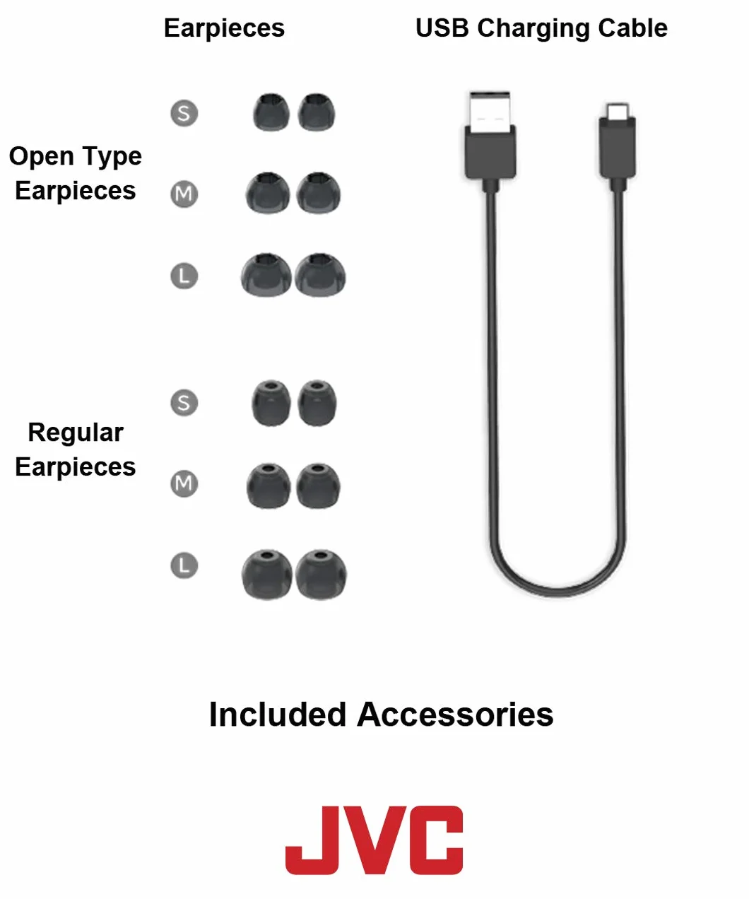 JVC HA-EC30BT-BE AE bezprzewodowe słuchawki sportowe Bluetooth z pałąkiem nausznym – czarne