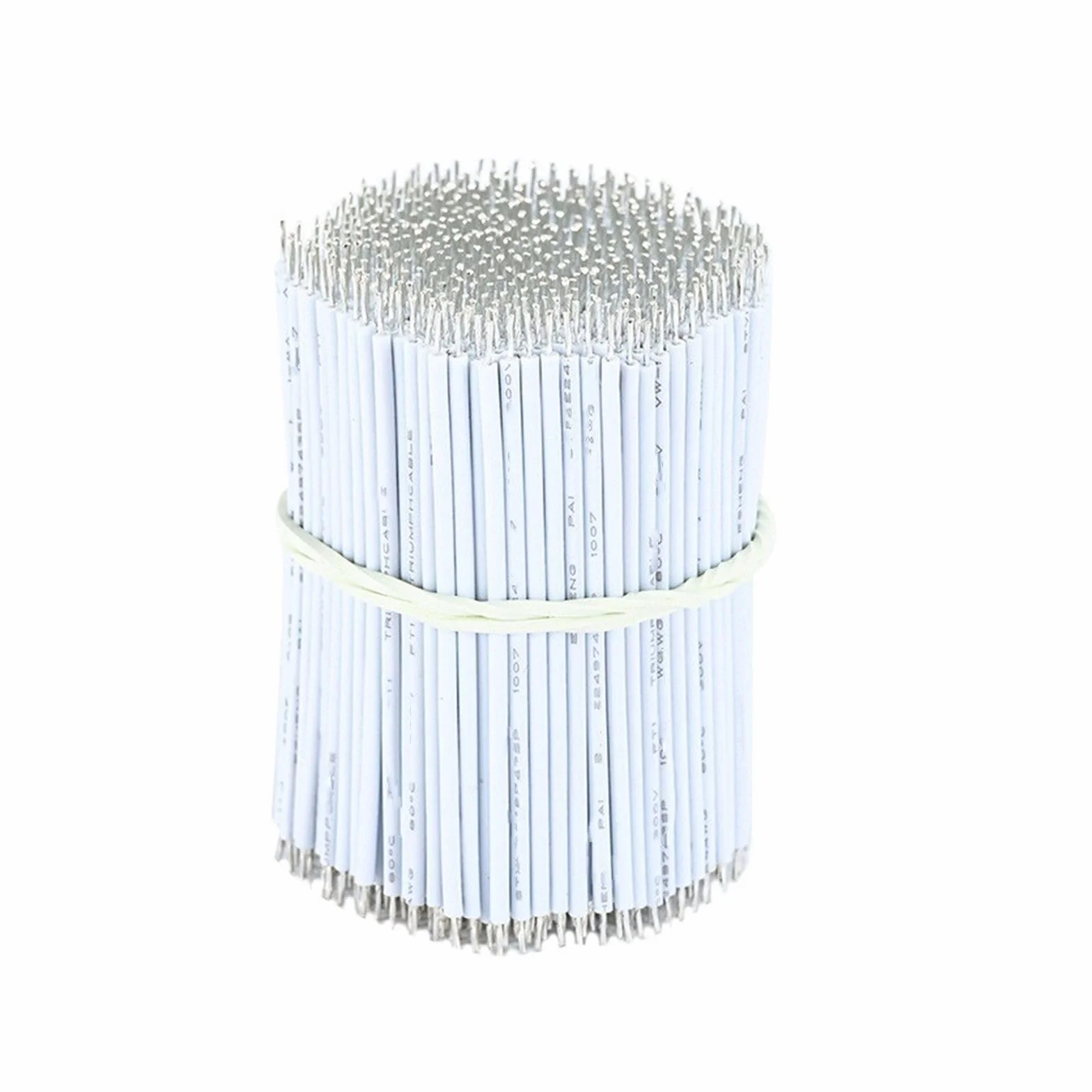 przewody połączeniowe, Kabel połączeniowy Drut 24AWG/26AWG Opakowanie 100 sztuk Wielokolorowe 50mm-200mm PVC(White,200MM-100 PIECES 24 AWG)
