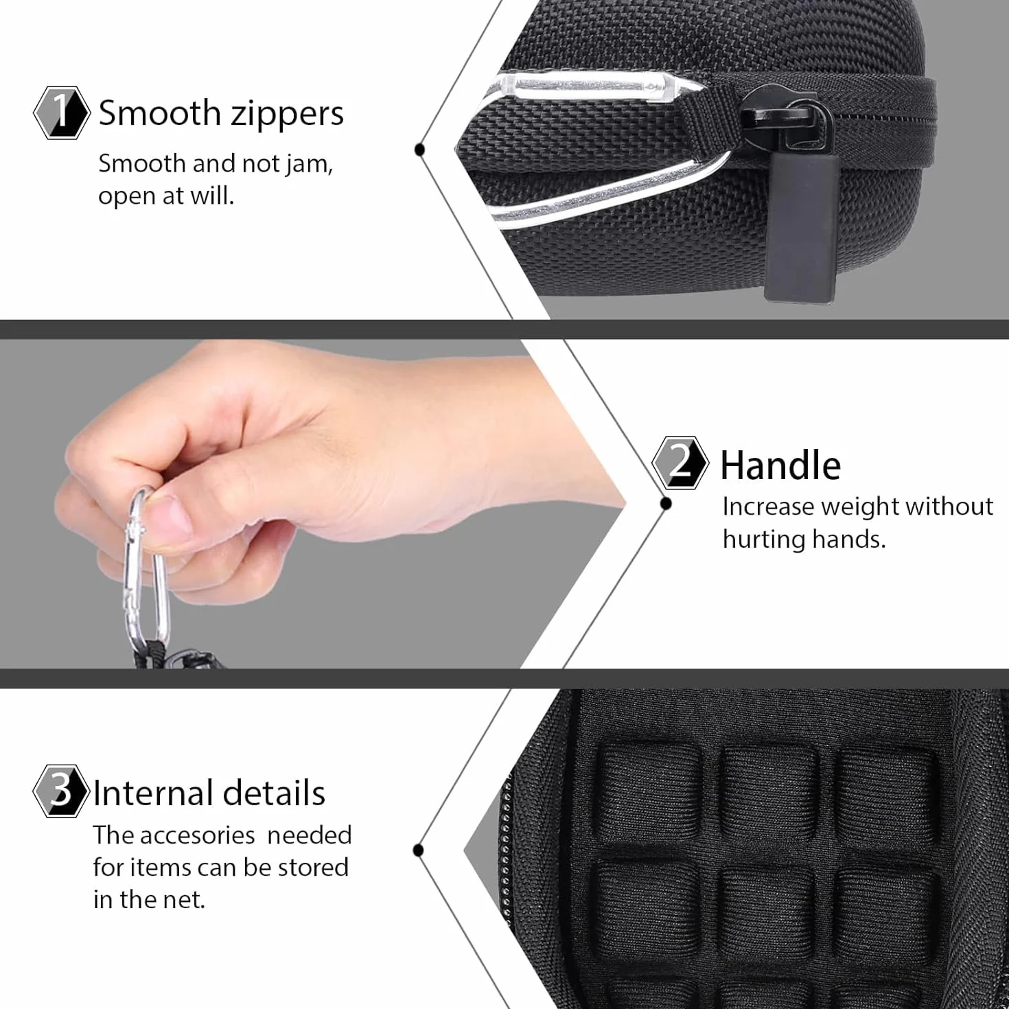 co2CREA Twarde etui podróżne do Logitech MXAnywhere 3S /3 Anywhere 3S Compact Performance Mouse