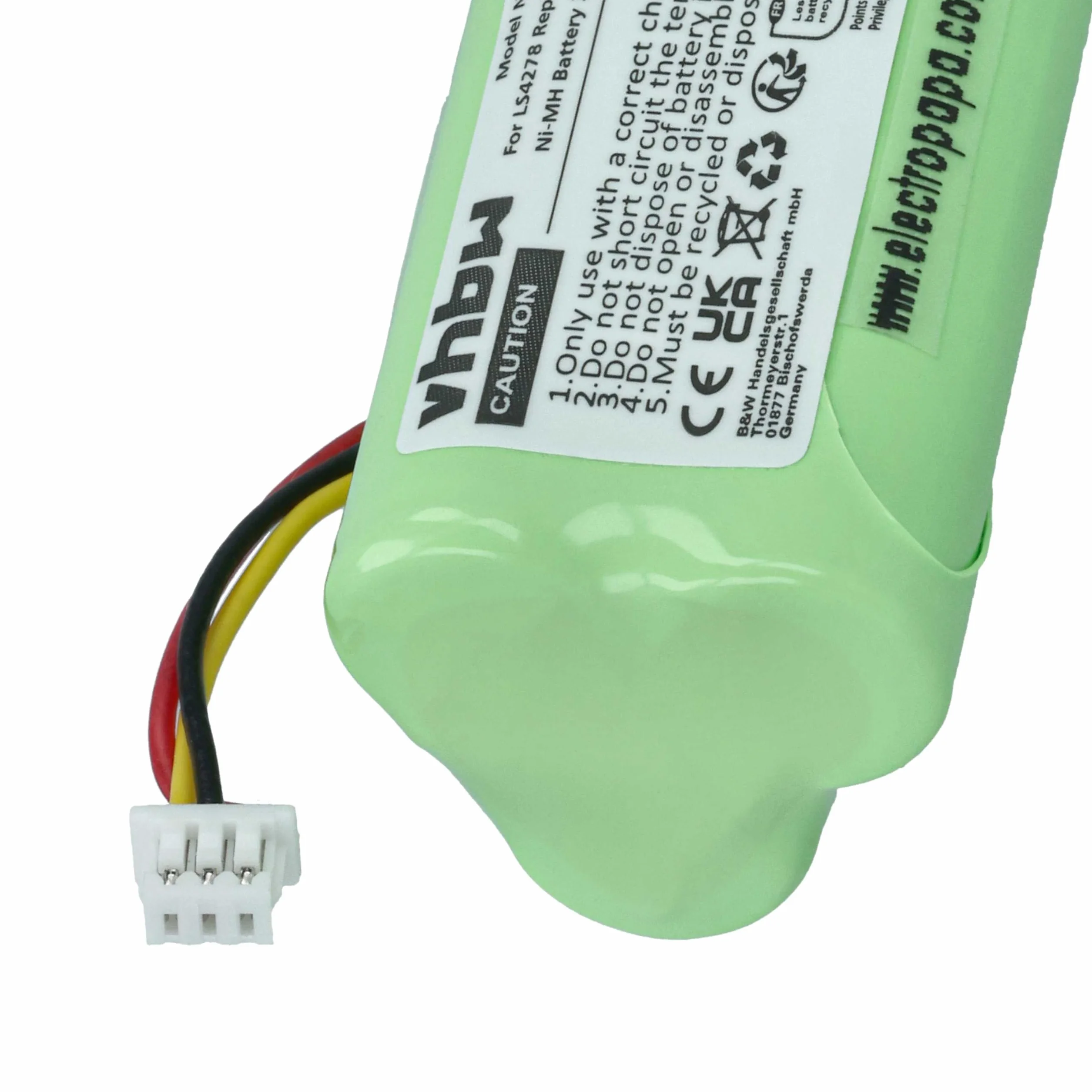 vhbw Bateria NI-MH 800 mAh 3,6 V do skanera kodów kreskowych Symbol LS4278