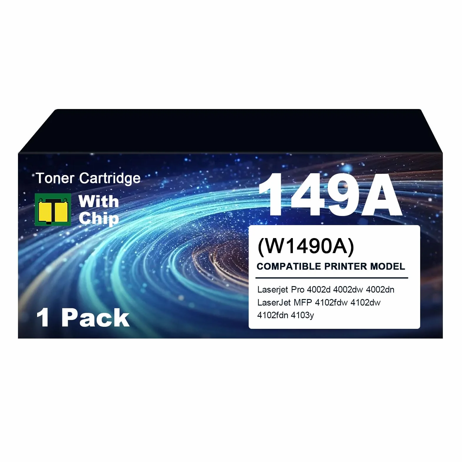 Kaseta z tonerem 149A jako zamiennik do HP 149A 149 X W1490A W1490X 149X LaserJet Pro MFP 4102fdw 4102dw 4102fdn 4102 Pro 4002dn 4002d 4002dw 4002 (1 szt. czarna) Z chipem