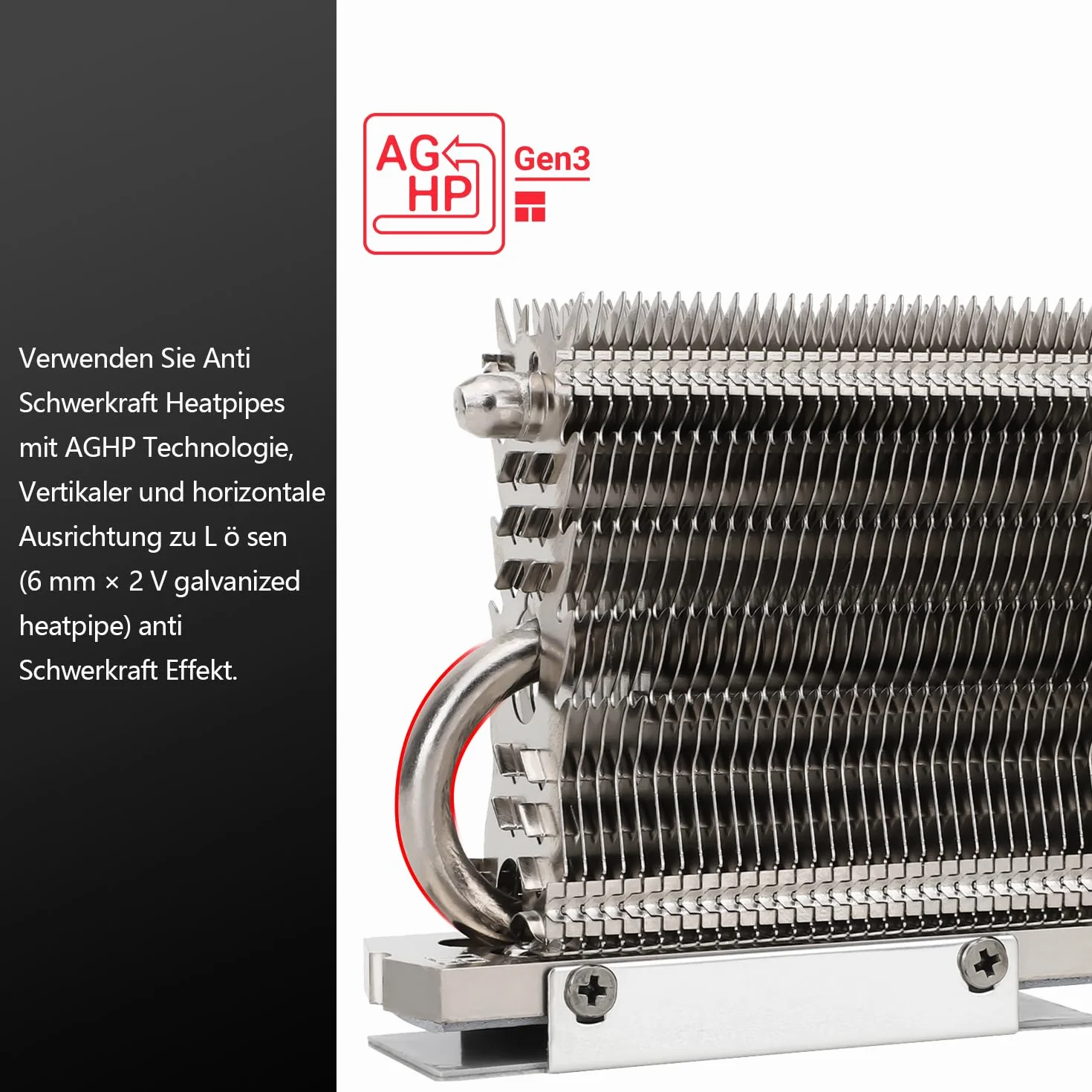 TR-Thermalright HR09 2280 Pro-M.2 SSD chłodnica, 6 mm Dual Heatpipe radiator do PS5/PC, kompatybilny z PCle 5.0