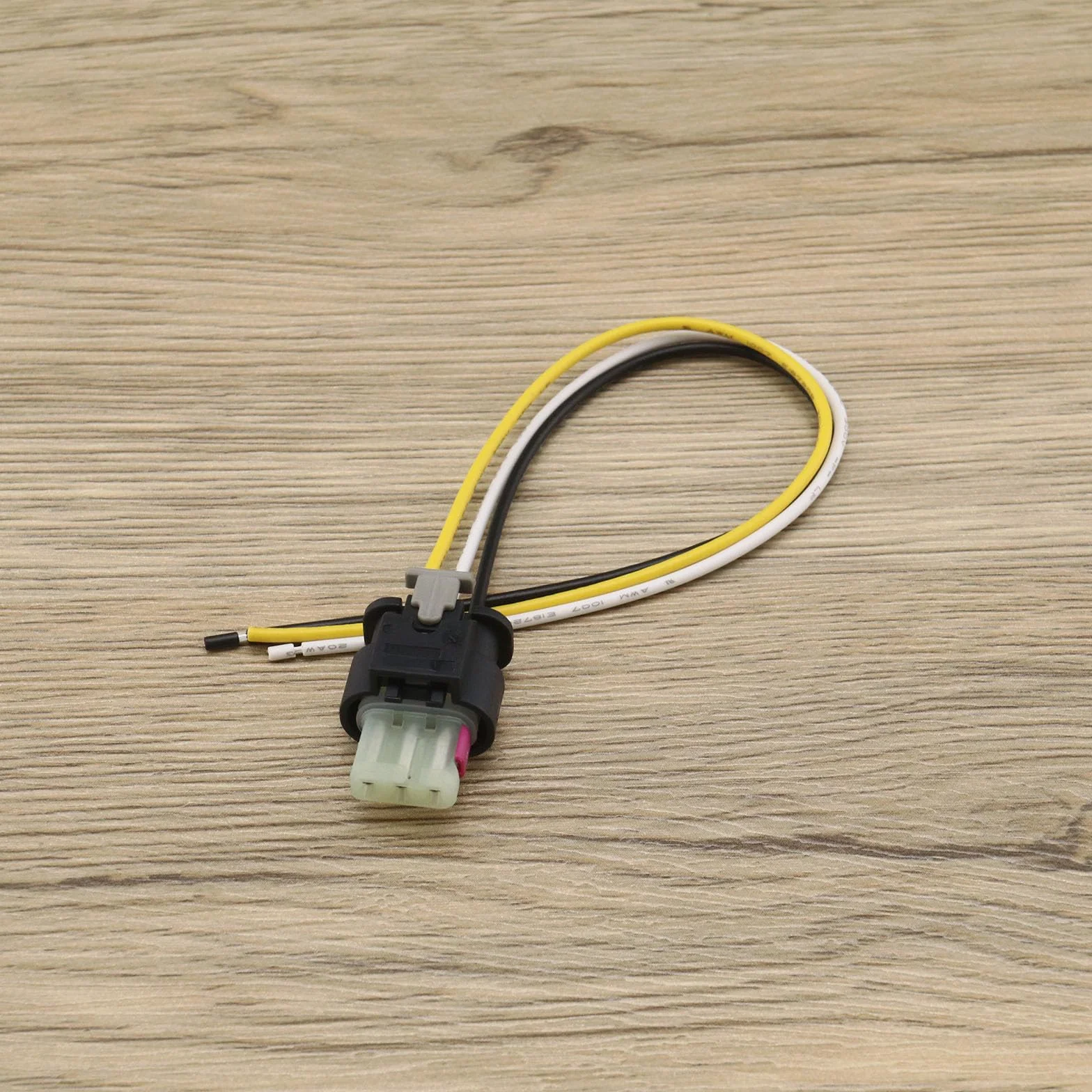 Create idea 3-pinowe złącze czujnika parkowania PDC 2359997 złącze czujnika samochodowego wtyczka wiązki przewodów 15 cm, kompatybilne z BMW X3 F25 X5 E70 F10 F11 część zamienna czujnika samochodowego