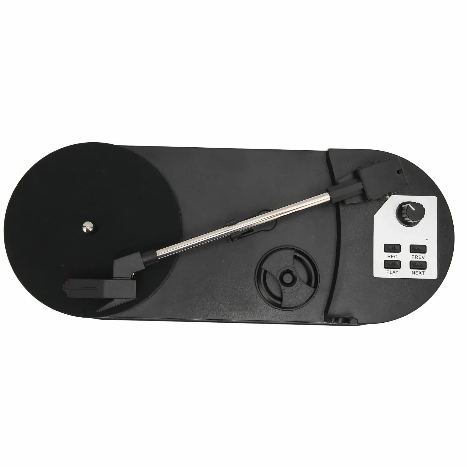 Cryfokt Gramofon Winylowy Gramofon Profesjonalny Konwerter USB 2.0 dla Miłośników Muzyki Mini Wygodna Obsługa Typu „plug and play” Wytrzymały materiał ABS