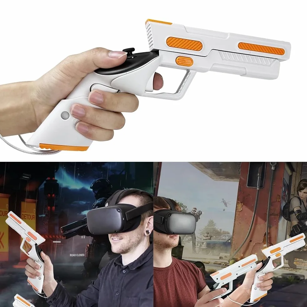 LOKYOYO Uchwyt VR dla Me.ta Que.st 3S/3 - Akcesoria do Kontrolera, Pokrowiec i Obudowa Zwiększająca Wrażenia z Gier FPS