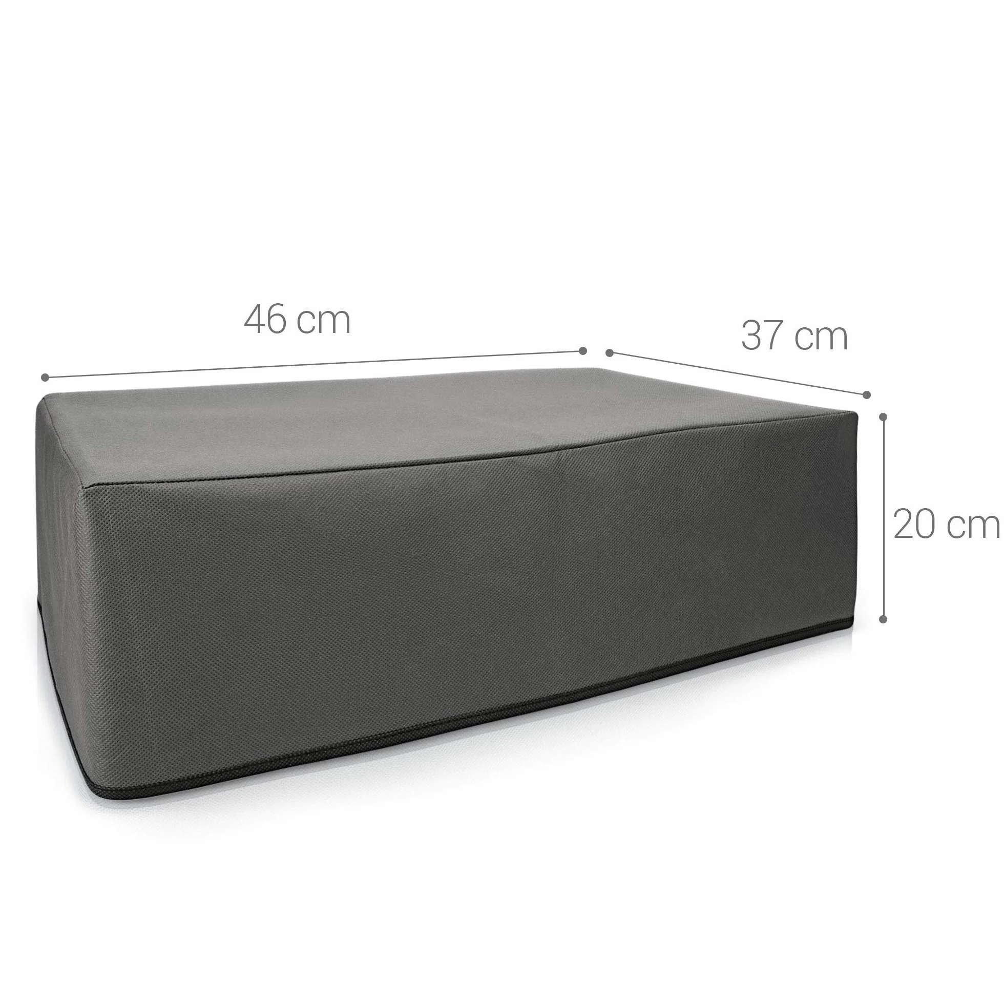 kwmobile Osłona przeciwpyłowa Canon Pixma TS9550 G6050 TR7550 TR8550 etui ochronne tkanina ciemnoszary