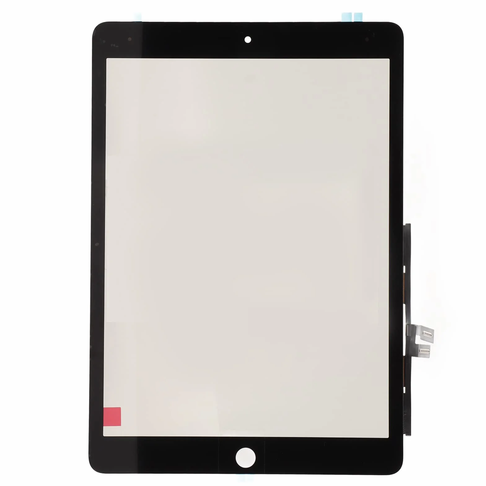 Zespół Digitizera Ekranu Dotykowego do Czarnego Tabletu IOS 9 2021 9. Generacji 10.2 A2602 A2603 A2604 A2605, Wymiana Przedniego Panelu ze Szkła Hartowanego, trwałość i odporność na Zużycie