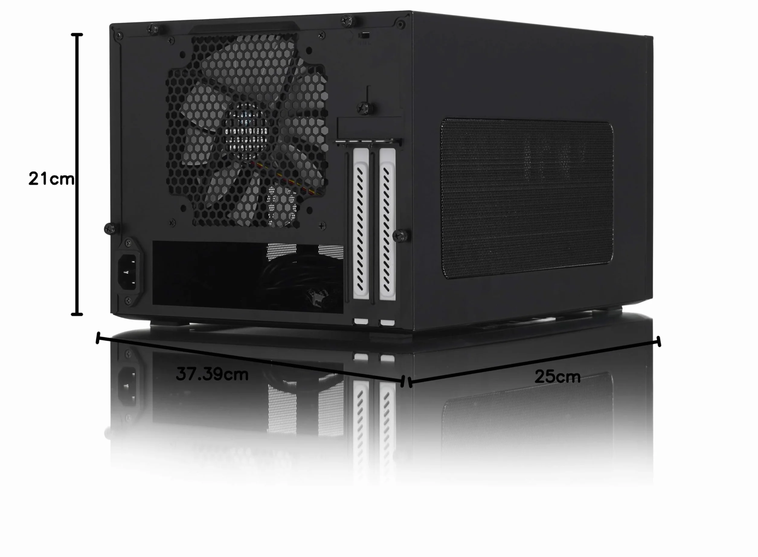 Fractal Design Node FD-CA-NO-304-BL Obudowa Komputerowa, Czarny, 37.4 x 25 x 21 cm