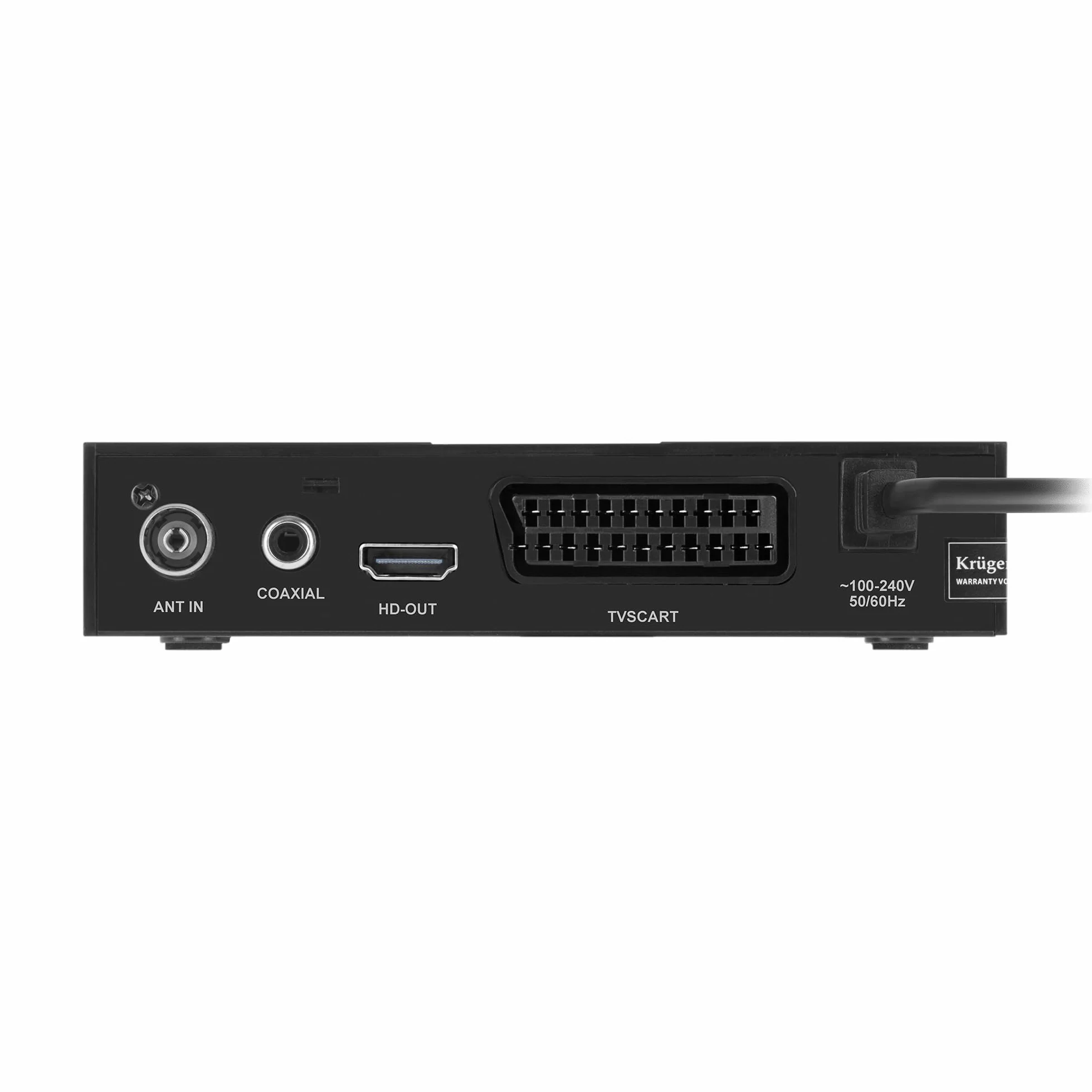 Krüger&Matz Tuner DVB-T2 H.265 HEVC rozdzielczość 1920x1080 px KM0550D Timer Timeshift Telegazeta Ulubione Kanały 512 Mb RAM