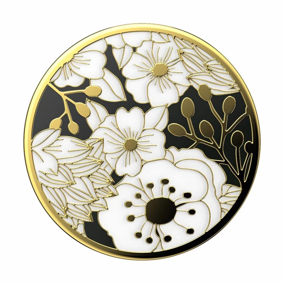 Popsockets Popgrip Enamel Wild Flowers Uchwyt do Telefonu, Wielokolorowy, 39 x 39 x 8 mm